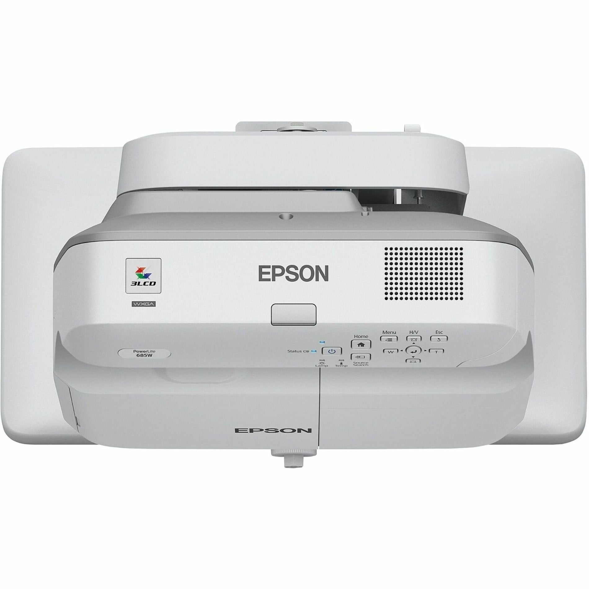 Epson V11H744520 PowerLite 685W WXGA 3LCD Presentation Display, Ultra Short Throw, 3500 lm, HDTV