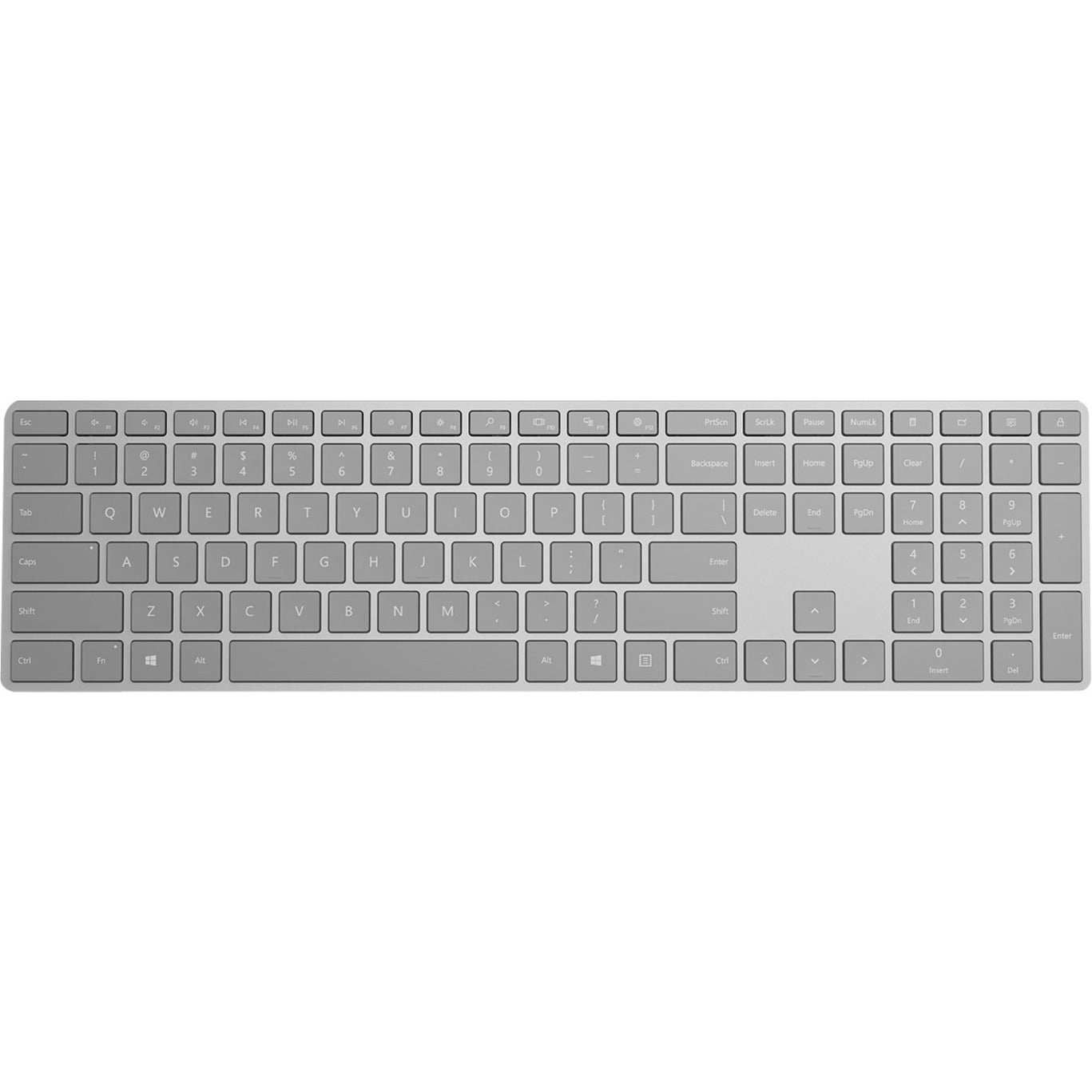 Microsoft 3YJ-00022 Surface Keyboard, Wireless Bluetooth QWERTY Keyboard for iOS, Windows, Android, Mac
