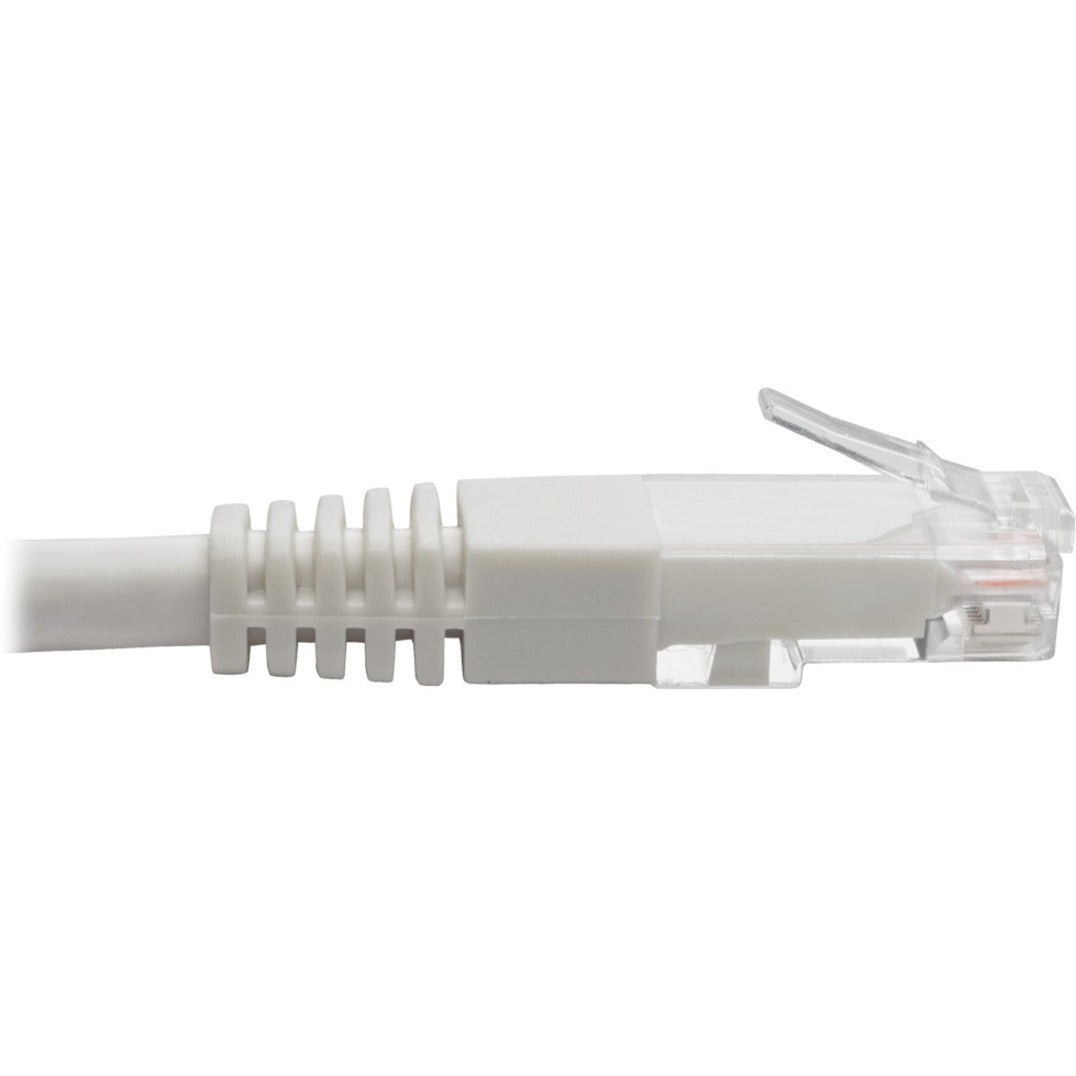 Tripp Lite N200-005-WH Cat6 Gigabit Molded Patch Cable (RJ45 M/M), White, 5 ft