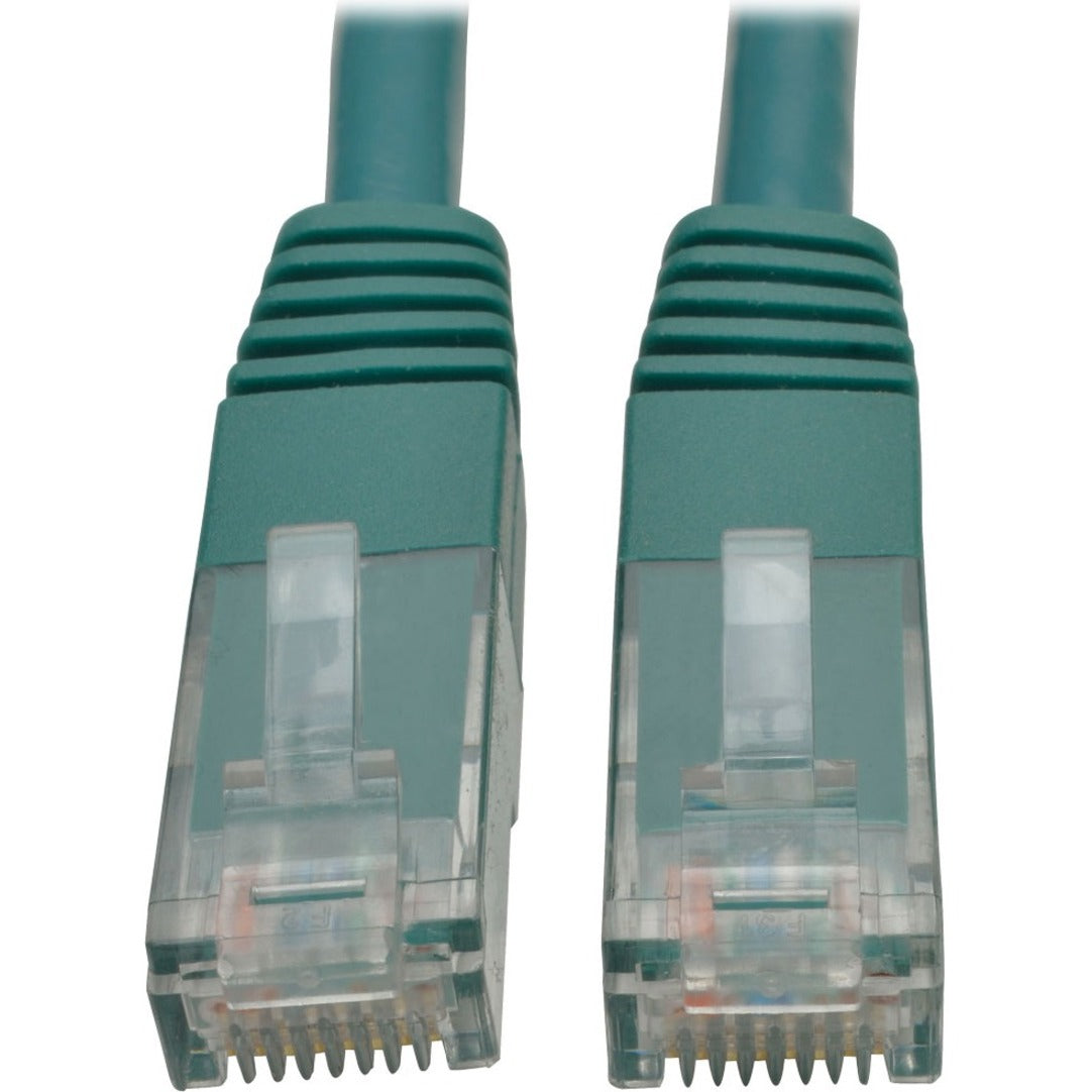 Tripp Lite N200-007-GN Cat6 Gigabit Molded Patch Cable (RJ45 M/M), Green, 7 ft