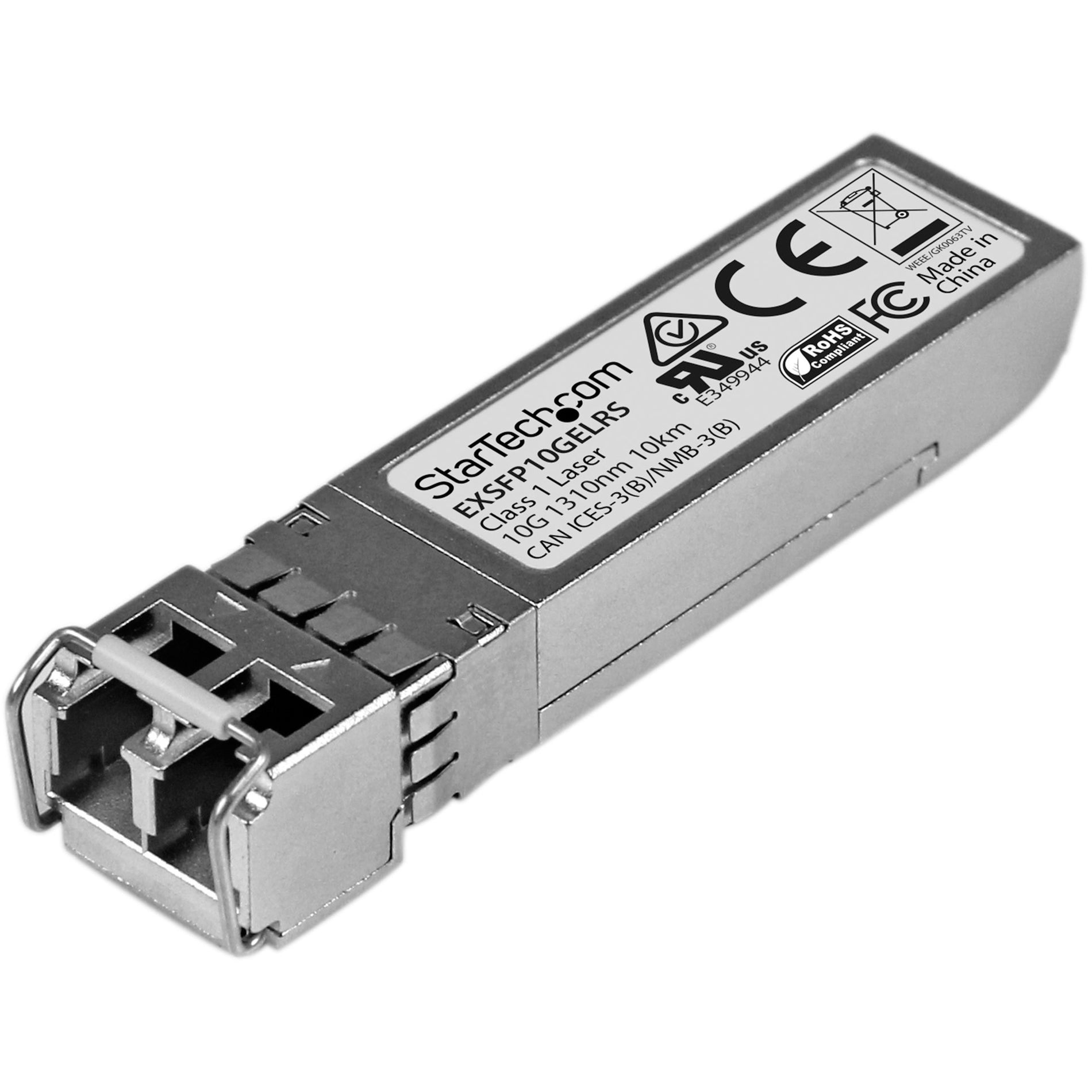 StarTech.com EXSFP10GELRS Juniper EX-SFP-10GE-LR Compatible SFP+ Transceiver Module - 10GBASE-LR, 10 Gigabit Fiber 10GBase-LR SFP+ Transceiver Module - SM LC - 10 km (6.2 mi) - 1310nm