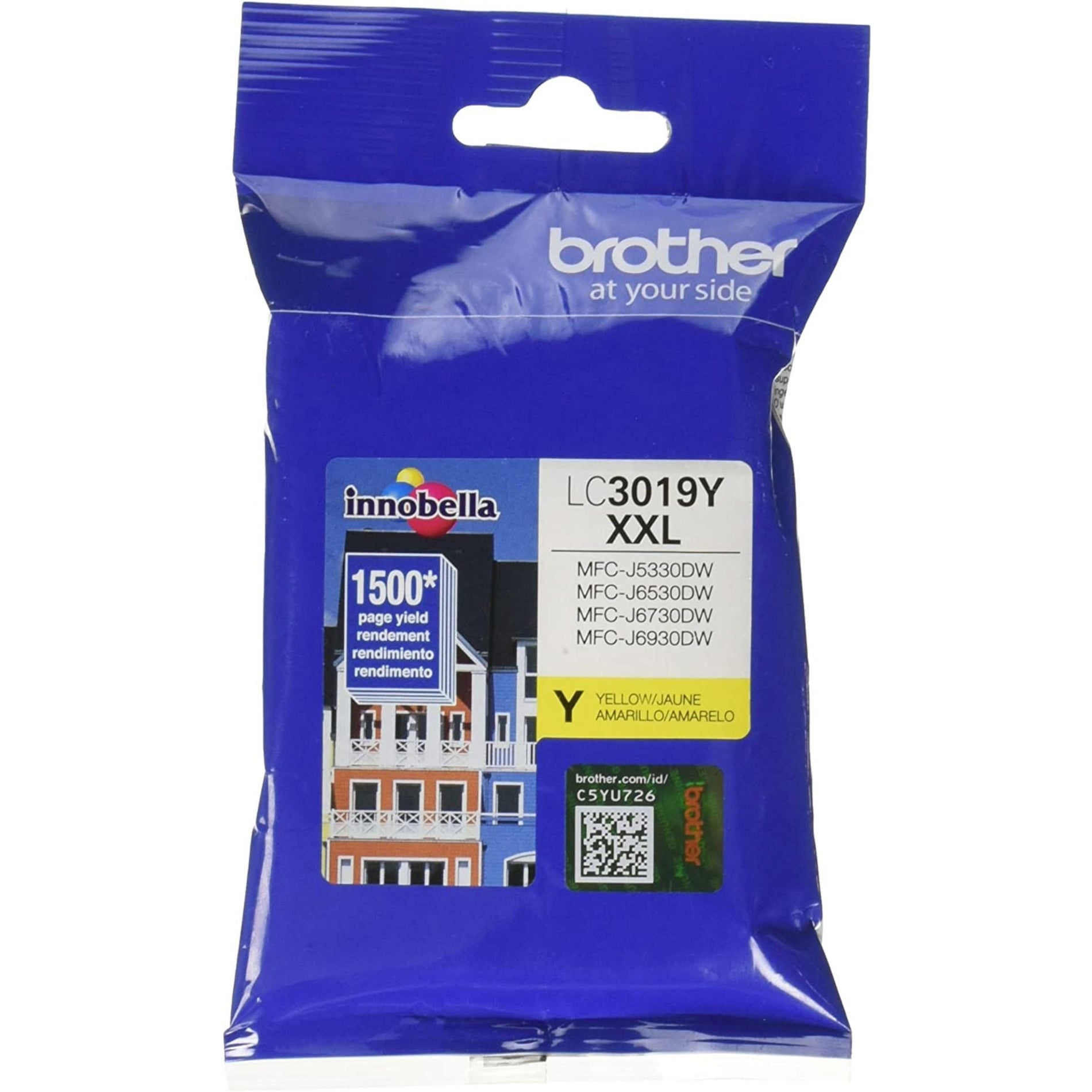 Brother LC3019Y Innobella Super High Yield Ink Cartridge, Yellow - 1500 Pages