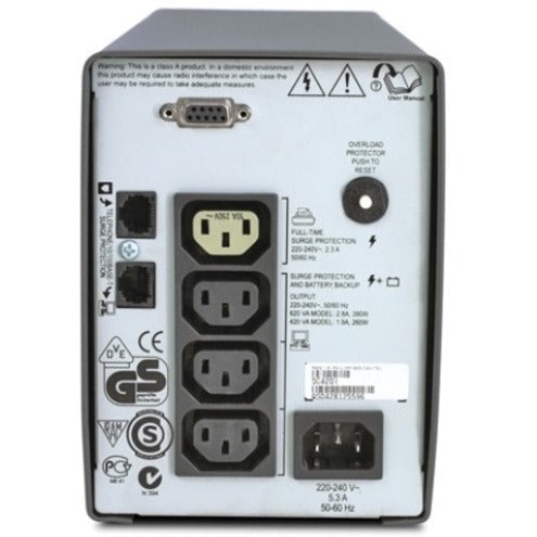 APC SC420I Smart-UPS SC 420VA, Intelligent Battery Management, 2 Year Warranty
