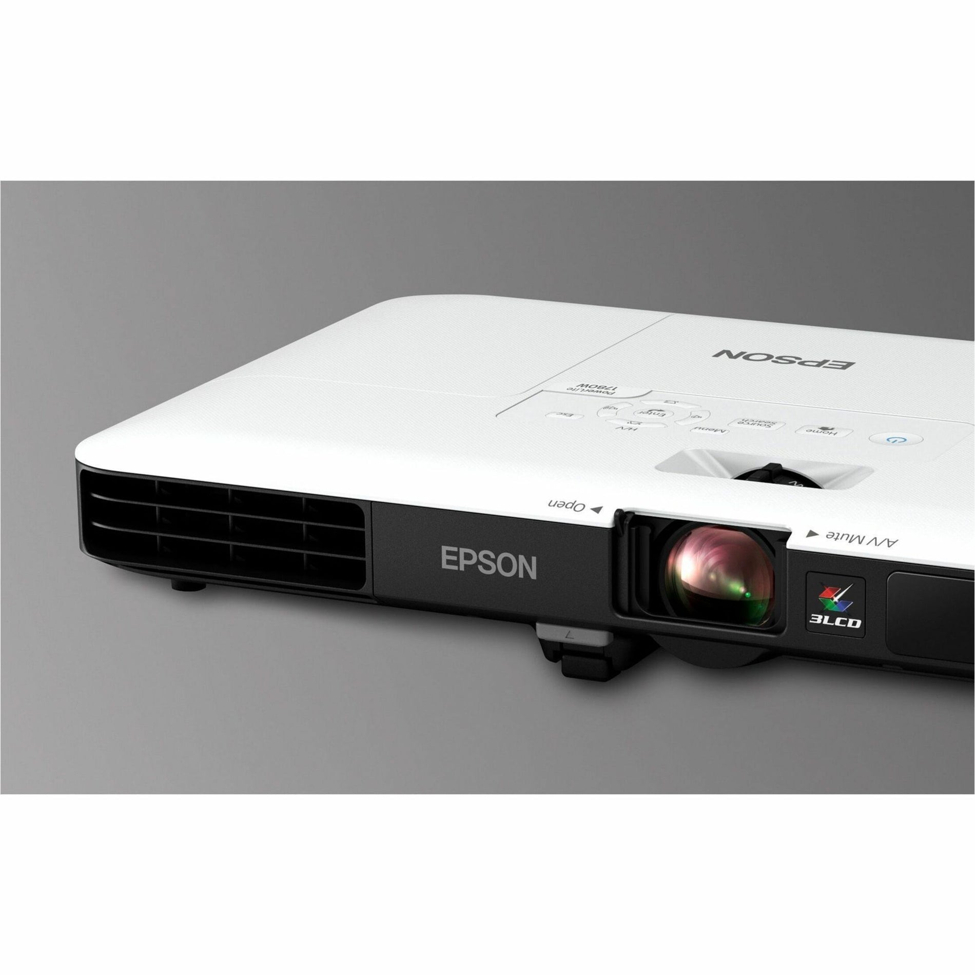 Epson V11H795020 PowerLite 1780W Wireless WXGA 3LCD Projector, 3000 Lumens, HDTV Compatible