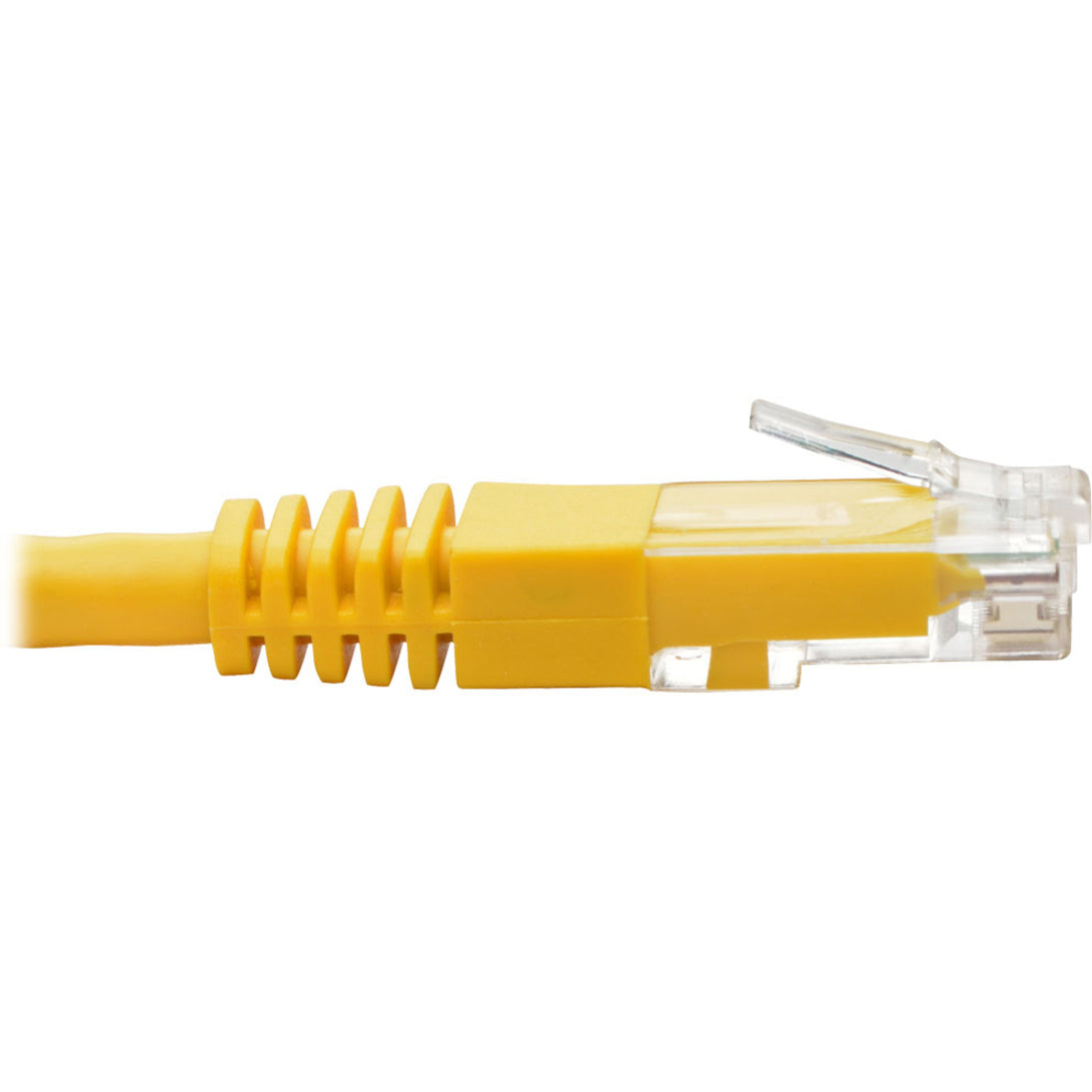 Tripp Lite N200-005-YW Cat6 Gigabit Molded Patch Cable (RJ45 M/M), Yellow, 5 ft