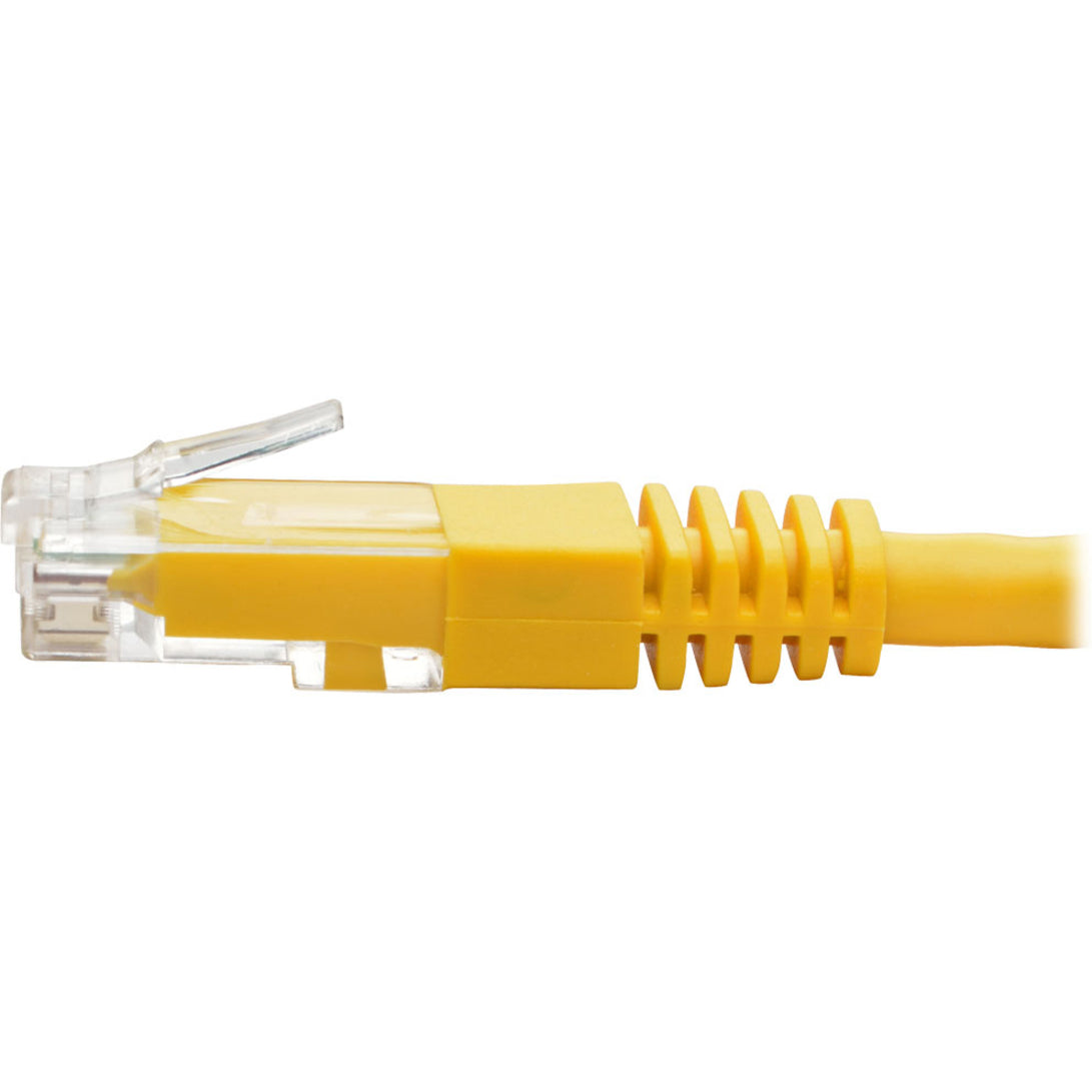 Tripp Lite N200-007-YW Cat6 Gigabit Molded Patch Cable (RJ45 M/M), Yellow, 7 ft