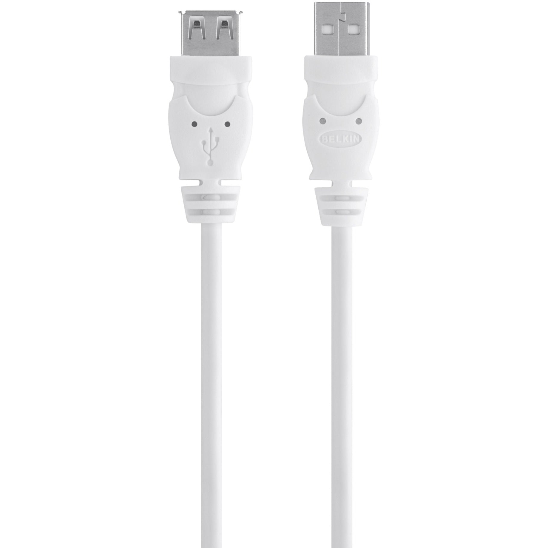 Belkin F3U153bt3M USB Extension Data Transfer Cable, 9.84 ft, White