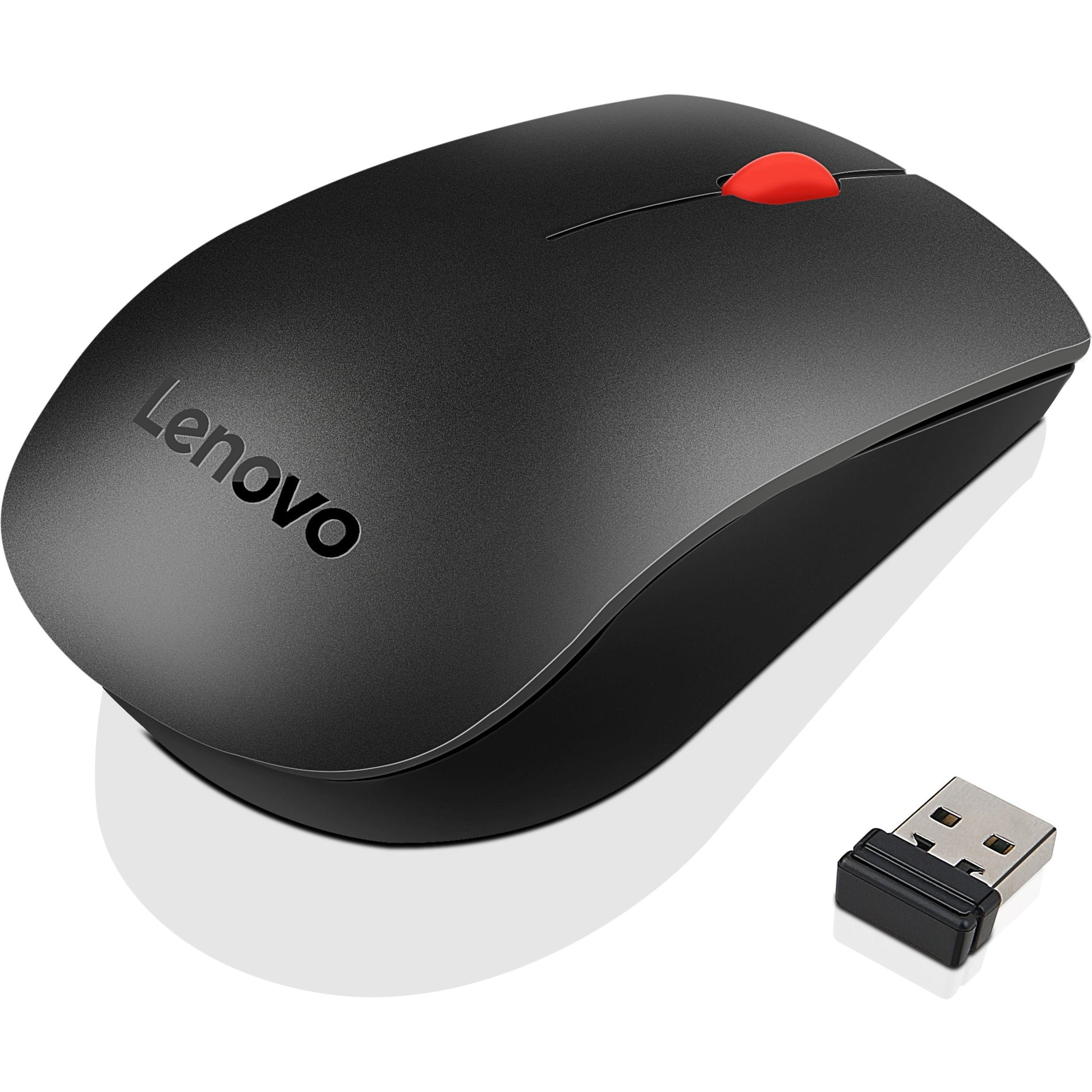 Lenovo 4X30M39458 Essential Wireless Combo Keyboard & Mouse, Spill Resistant, Adjustable Tilt, 2.4 GHz RF, Black