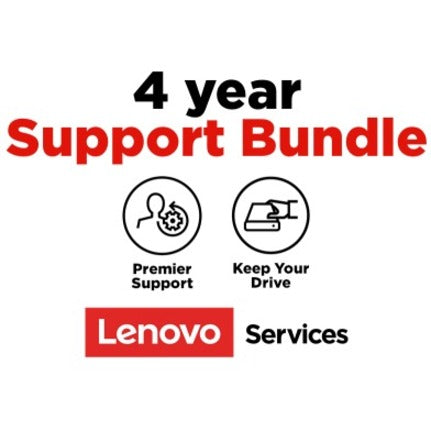 Lenovo 4 Year Premier Support with Keep Your Drive (KYD) (5PS0N73239)