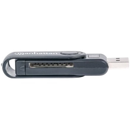 Manhattan 101981 Mini Multi-Card Reader/Writer, USB 3.0, 24-in-1 Memory Card Support