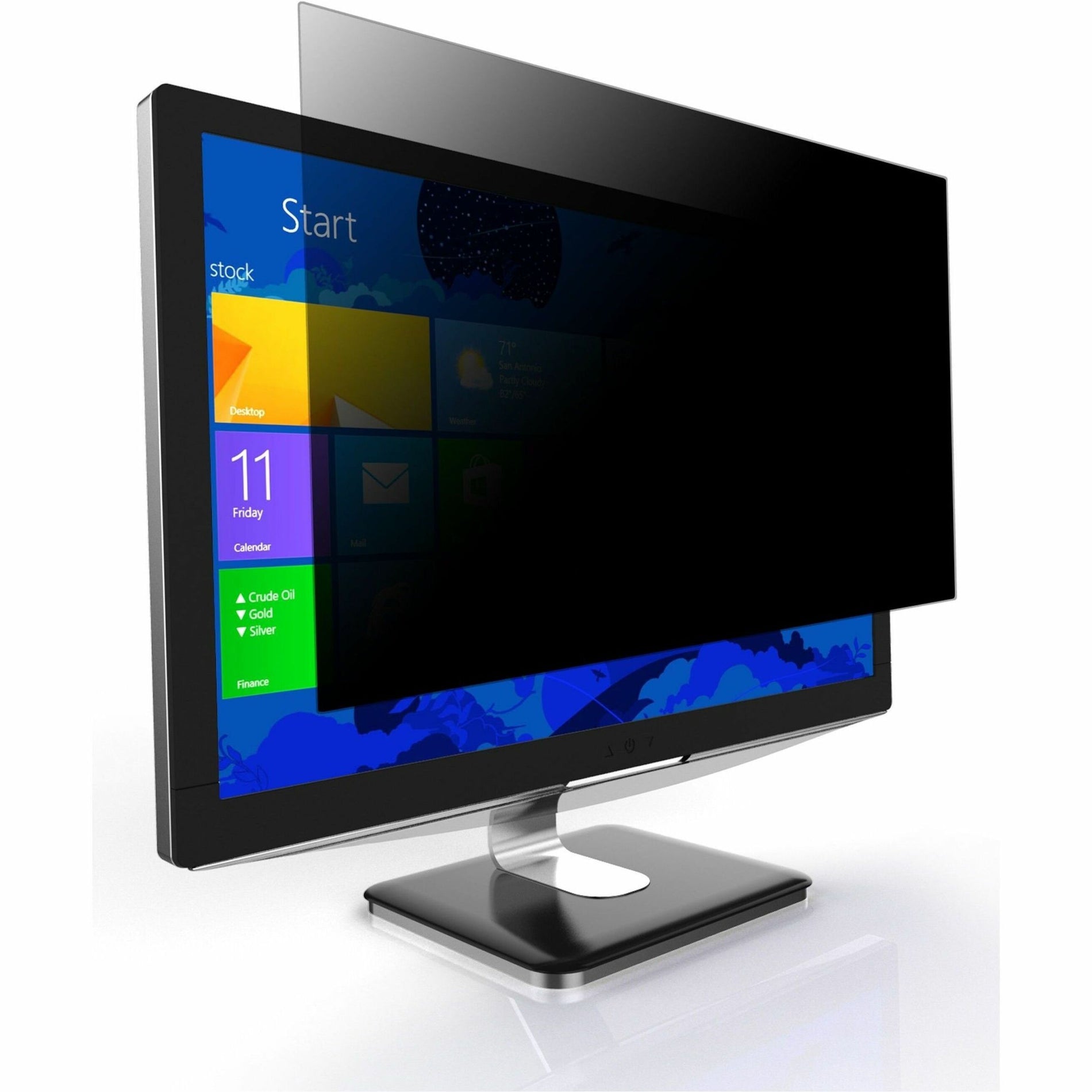 Targus ASF27WUSZ 4Vu Privacy Screen for 27" Widescreen Monitors (16:10), Reversible Matte-to-Glossy, Blue Light Reduction