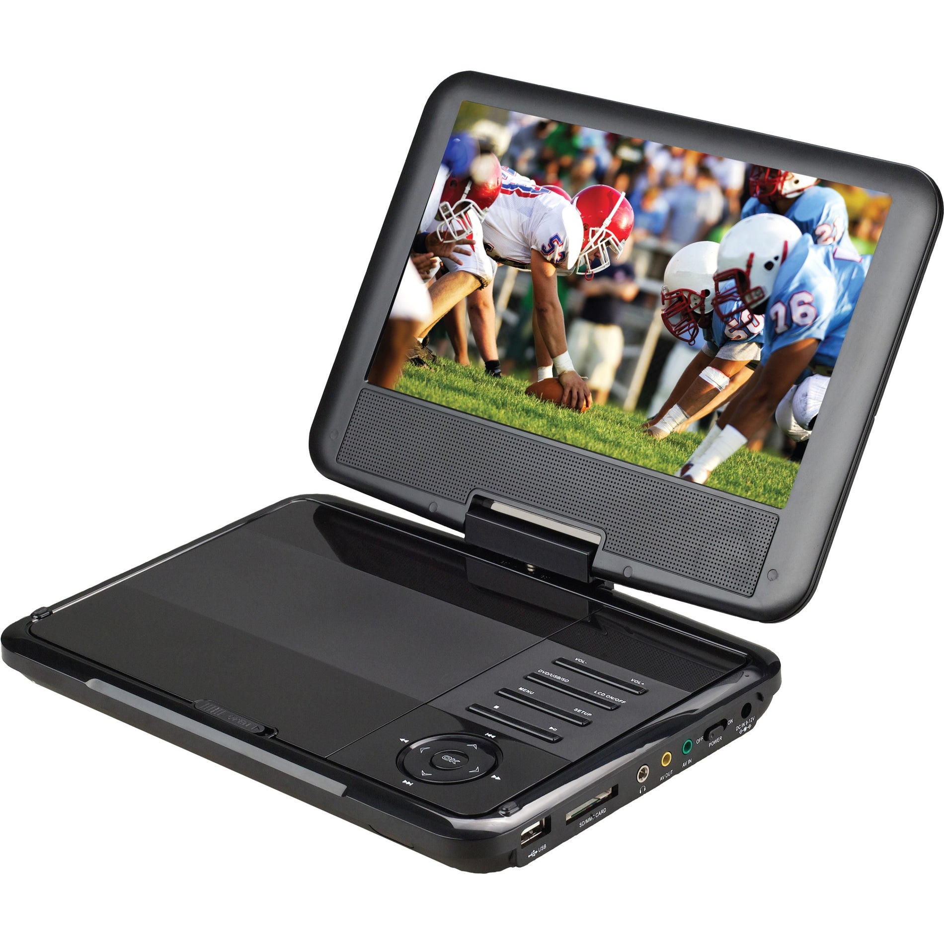 Supersonic SC-179DVD Portable DVD Player 9" Display, Black