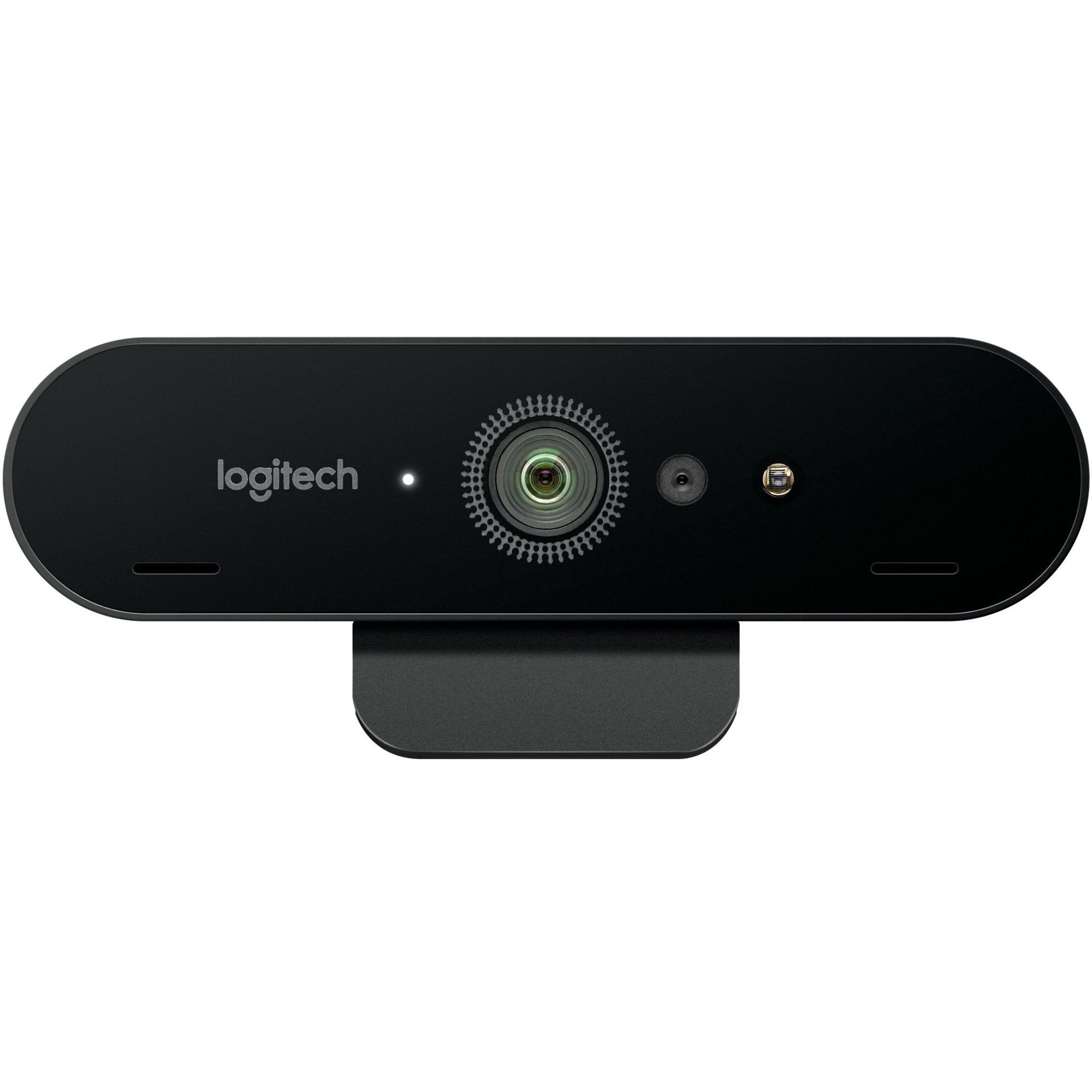 Logitech BRIO 4K Ultra HD Webcam, Monitor Notebook Compatible