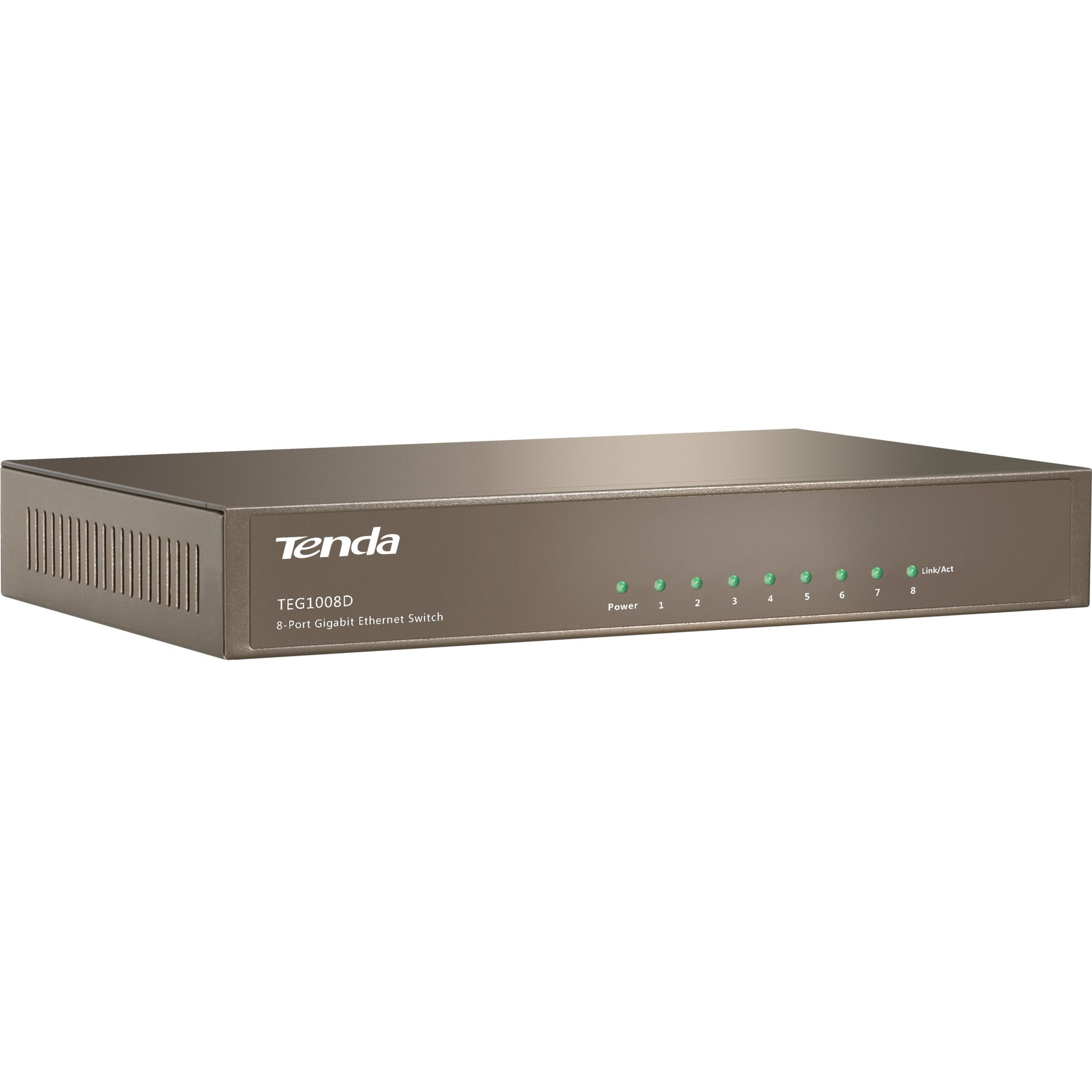 Tenda TEG1008D 8-Port Gigabit Desktop Switch, Fast and Reliable Network Connectivity
