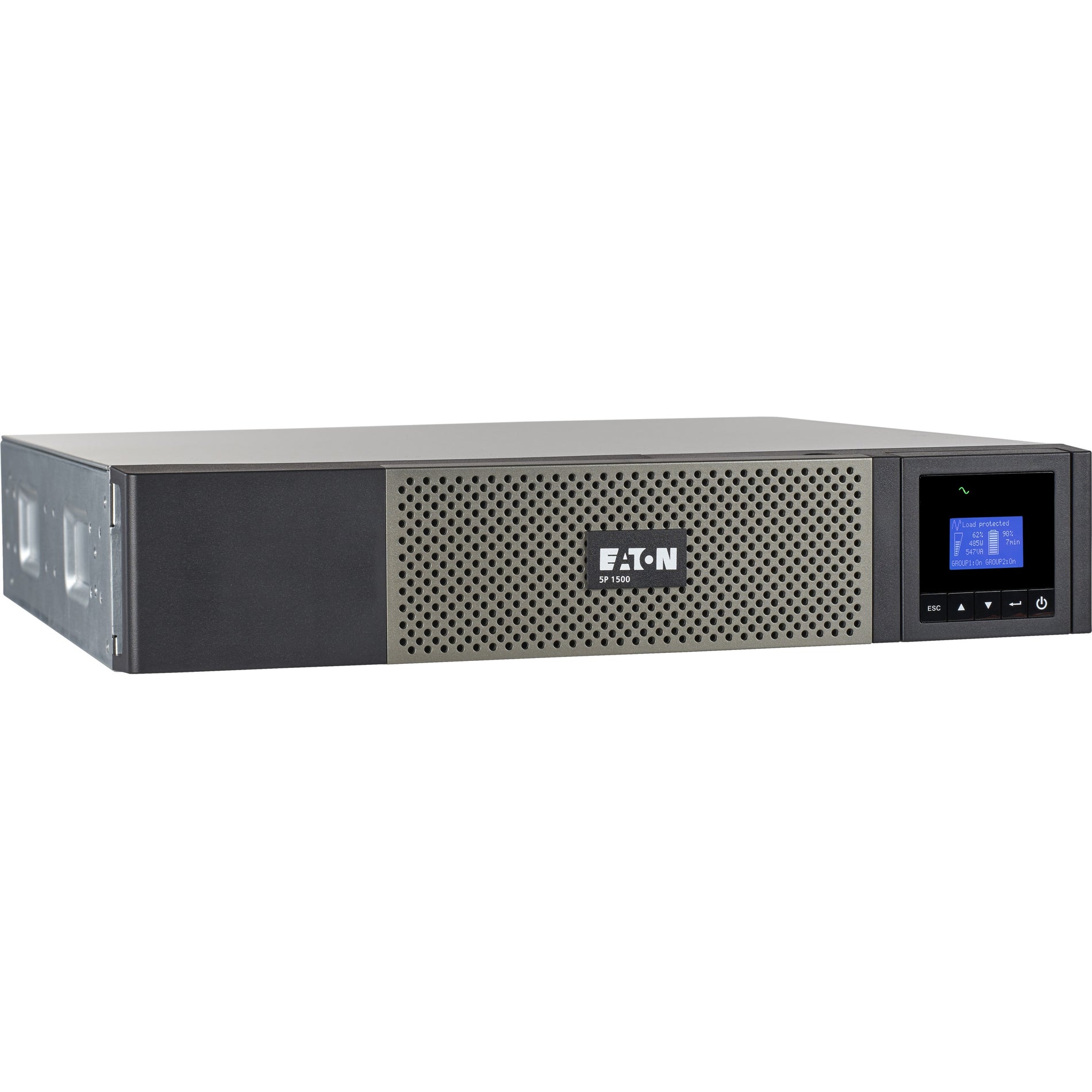 Eaton 5P 5P1500RC 1440VA 1100W 120V Line-Interactive UPS, 10x 5-15R Outlets, 16-Inch Depth, True Sine Wave