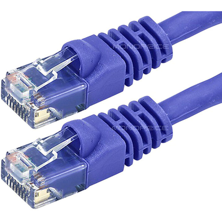 Monoprice 2311 Cat6 24AWG UTP Ethernet Network Patch Cable, 14ft Red, Stranded, Snagless