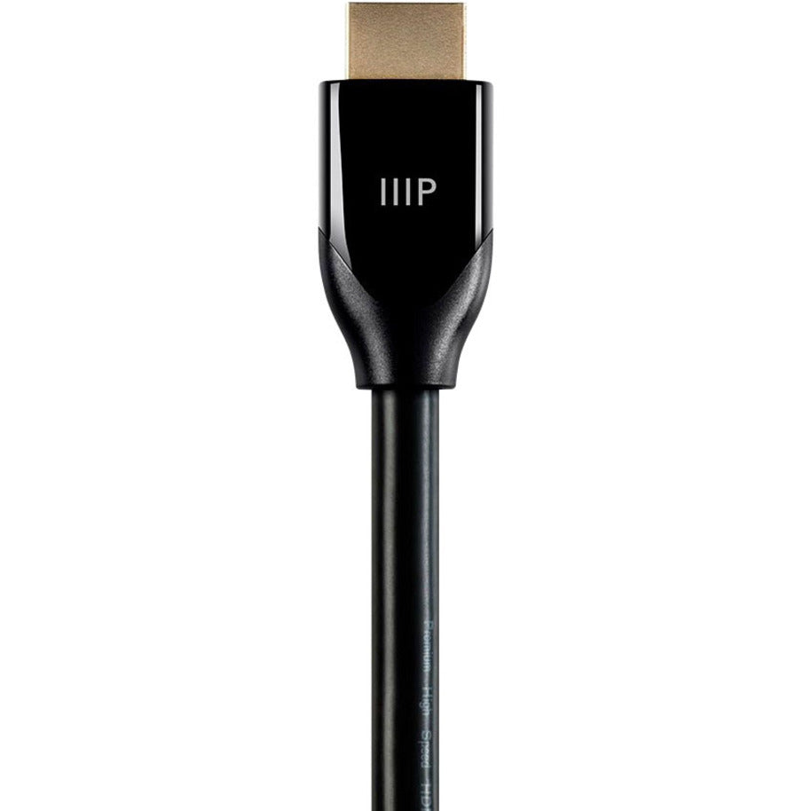 Monoprice 15427 Certified Premium High Speed HDMI Cable, HDR, 3ft Black