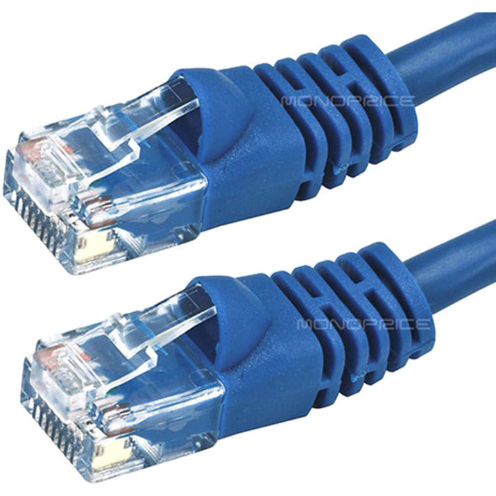 Monoprice 3420 Cat6 24AWG UTP Ethernet Network Patch Cable, 2ft Blue