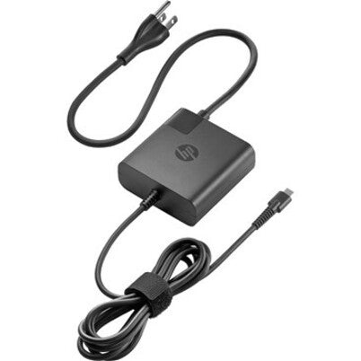 HP USB-C Travel Power Adapter 65W, Compact and Portable Charging Solution for Notebooks and Tablets