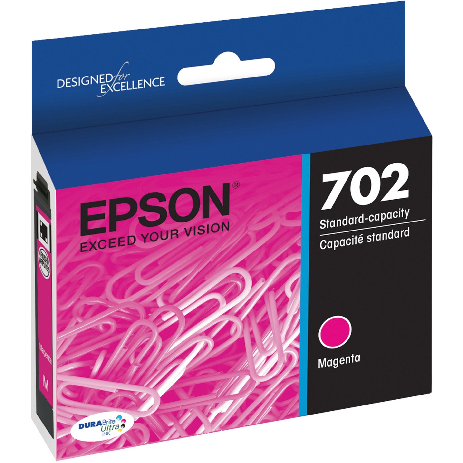 Epson T702320-S DURABrite Ultra Magenta Ink Cartridge, Standard Yield, 300 Pages