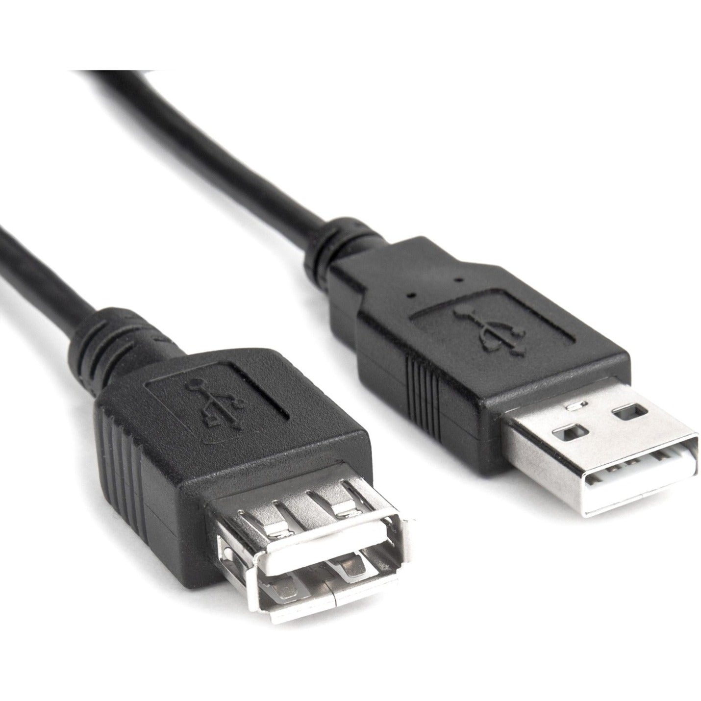 Rocstor Y10C117-B1 Premium USB Extension Cable, 6ft, USB 2.0 Type A to Type A, Black