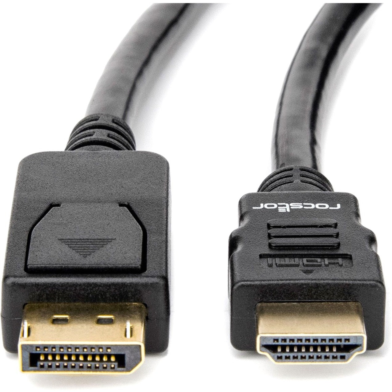 Rocstor Y10C127-B1 Premium DisplayPort to HDMI Converter Cable - 6 ft 4K, HDMI Male to DisplayPort Male