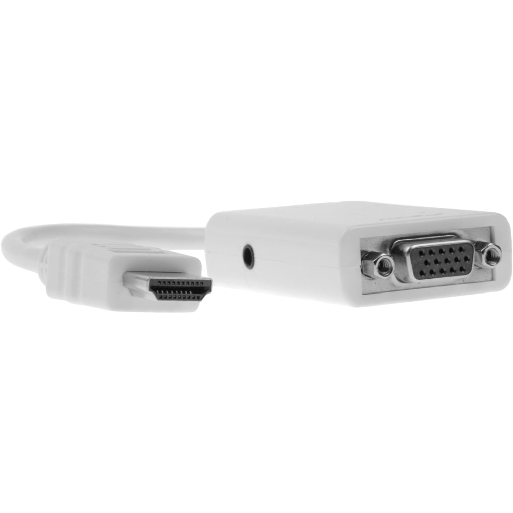 Rocstor Y10C119-W1 Premium HDMI/VGA Video Cable, 6FT, White, Active, 1920 x 1080 Supported Resolution