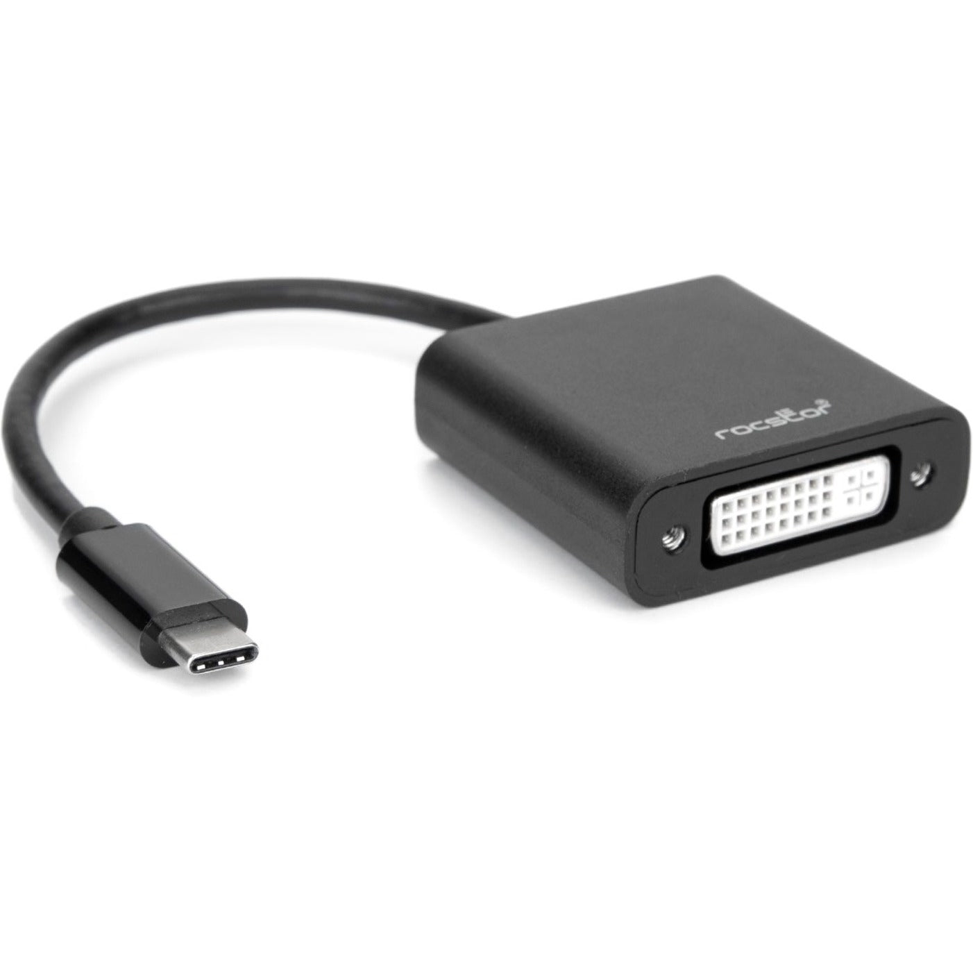 Rocstor Y10C135-B1 Premium USB-C to DVI Adapter Converter, Mac Compatible