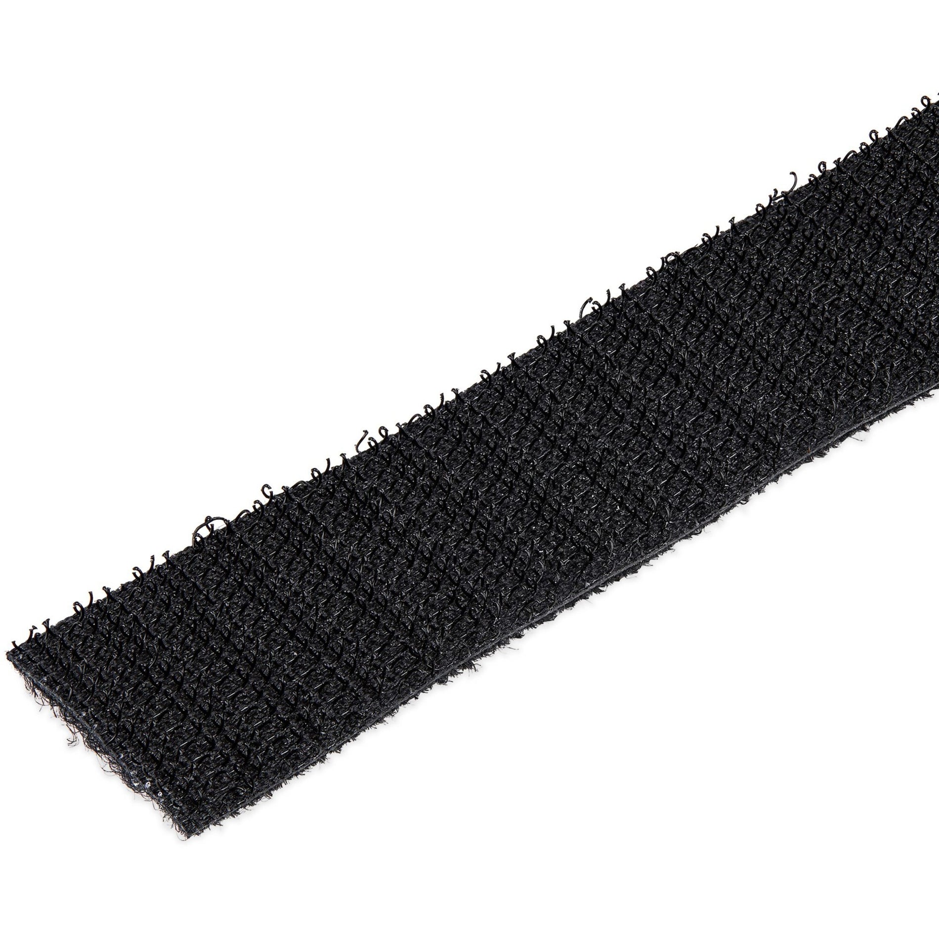 StarTech.com HKLP50 Hook-and-Loop Cable Tie - 50 ft. Bulk Roll, Black - Cut-to-Size Cable Wrap/Straps