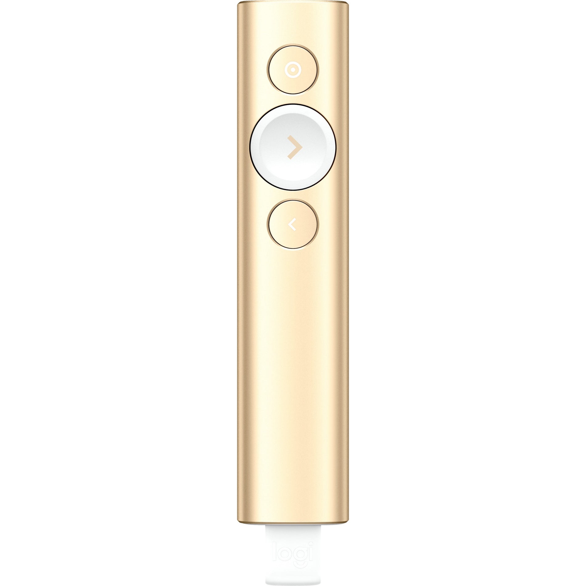 Logitech 910-004860 Spotlight Universal Remote Control, Wireless Bluetooth, 98.43 ft Operating Distance, Gold