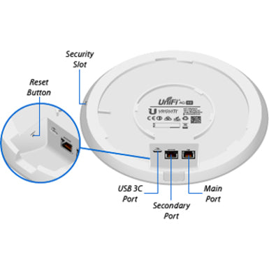 Ubiquiti UAP-AC-HD-US UniFi AC HD Wireless Access Point, High Density, 1.69 Gbit/s