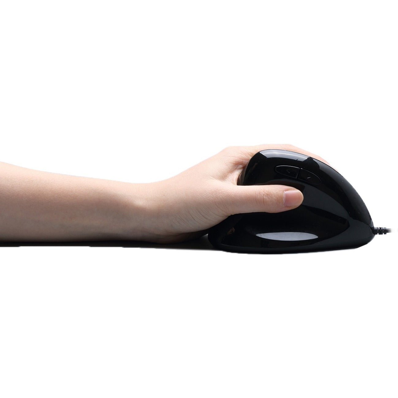 Adesso IMOUSE  E7 Programmable Vertical Ergonomic Left-Handed Mouse, 6 Buttons, 6400 DPI, USB Connection