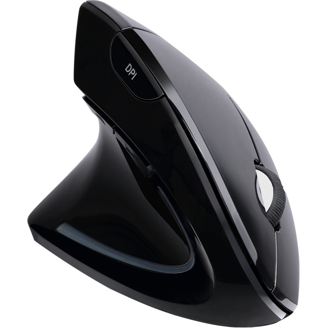 Adesso IMOUSE E90 Wireless Left-Handed Vertical Ergonomic Mouse, 2.4GHz RF, 1600 DPI, Black