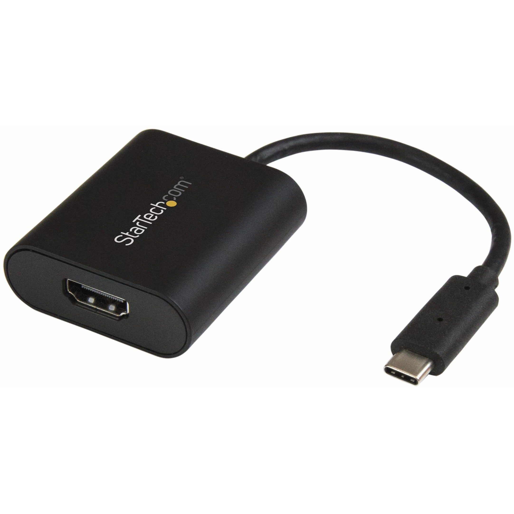 StarTech.com CDP2HD4K60SA USB-C to HDMI Adapter - 4K 60Hz, Presentation Mode Switch
