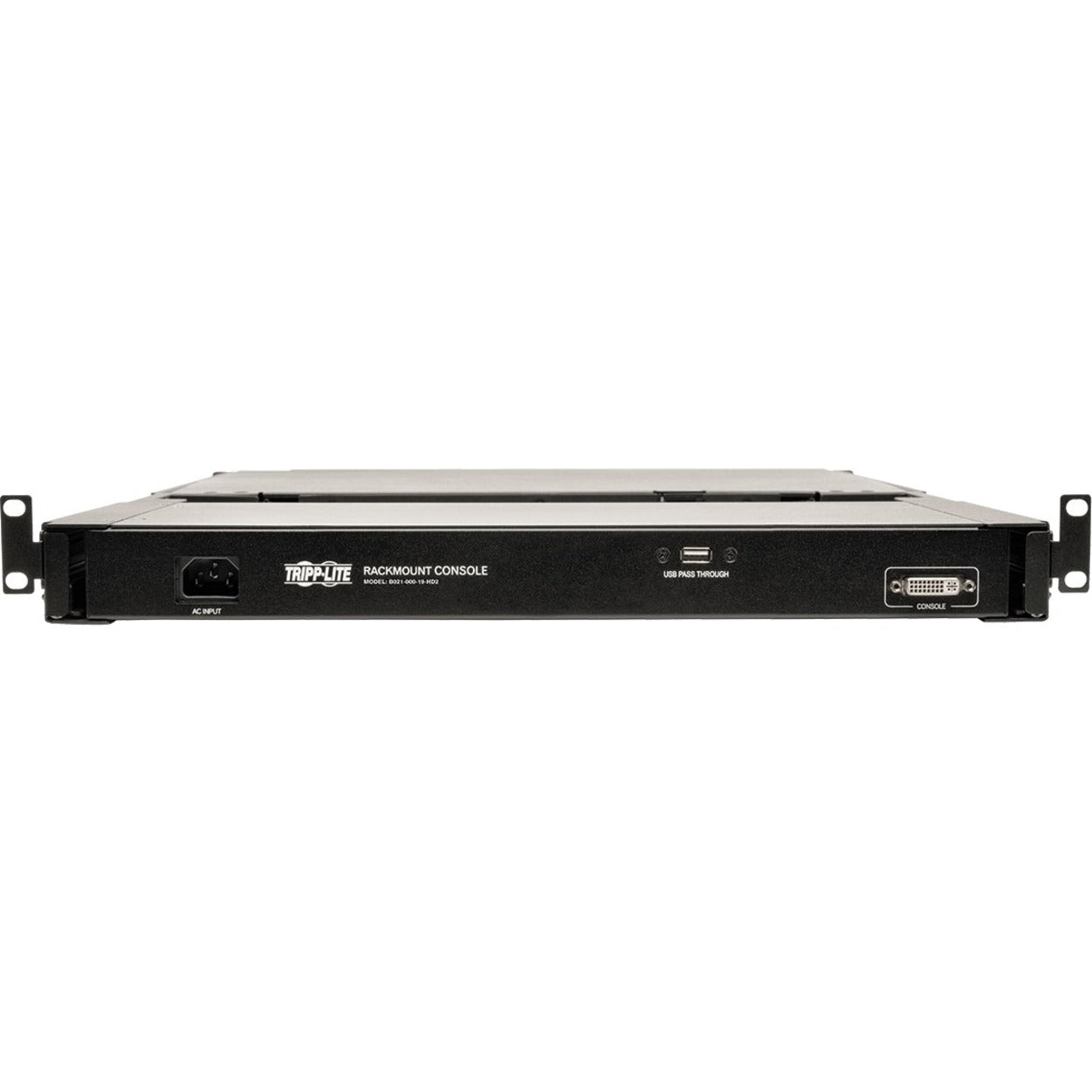 Tripp Lite B021-000-19-HD2 1U Rack-Mount Console with 19 in. LCD, DVI or VGA Video, TAA, Full HD