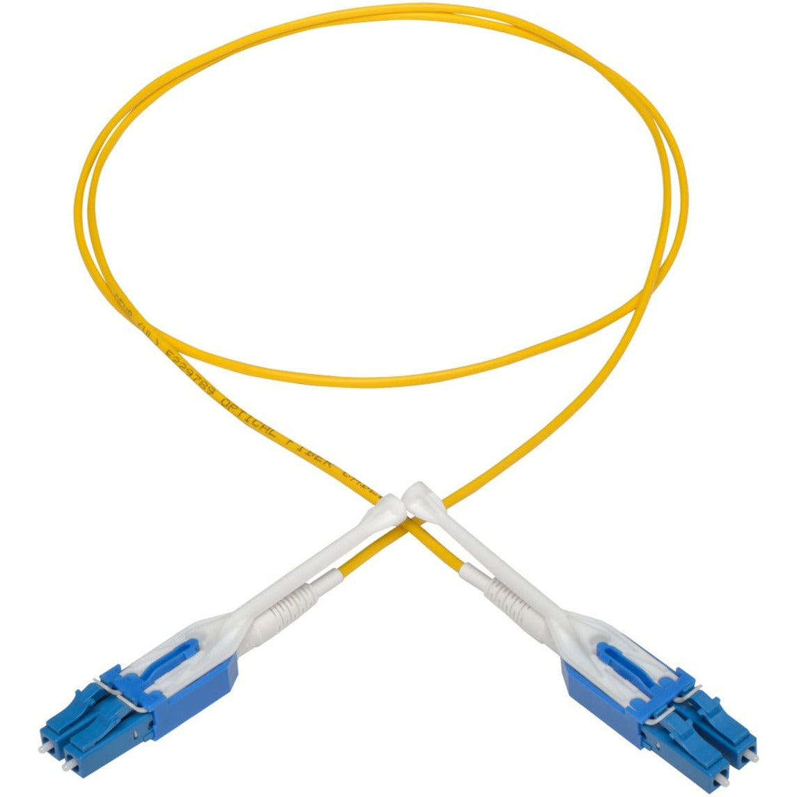 Tripp Lite N370-01M-T Duplex Singlemode 9/125 Fiber Patch Cable, 1m, 10 Gbit/s, Yellow