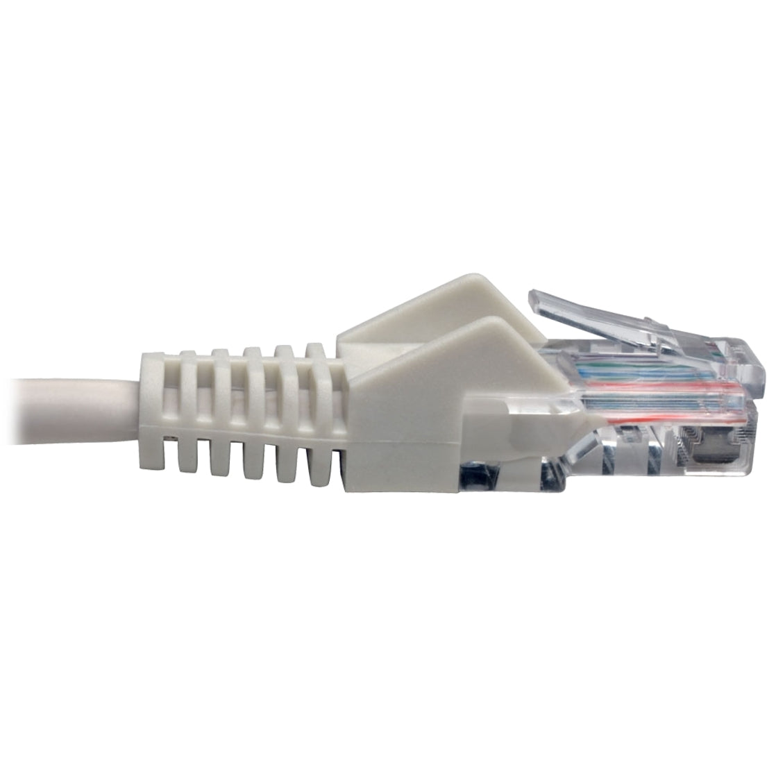 Tripp Lite N001-005-WH Cat5e 350 MHz Snagless Molded UTP Patch Cable, White, 5 ft.
