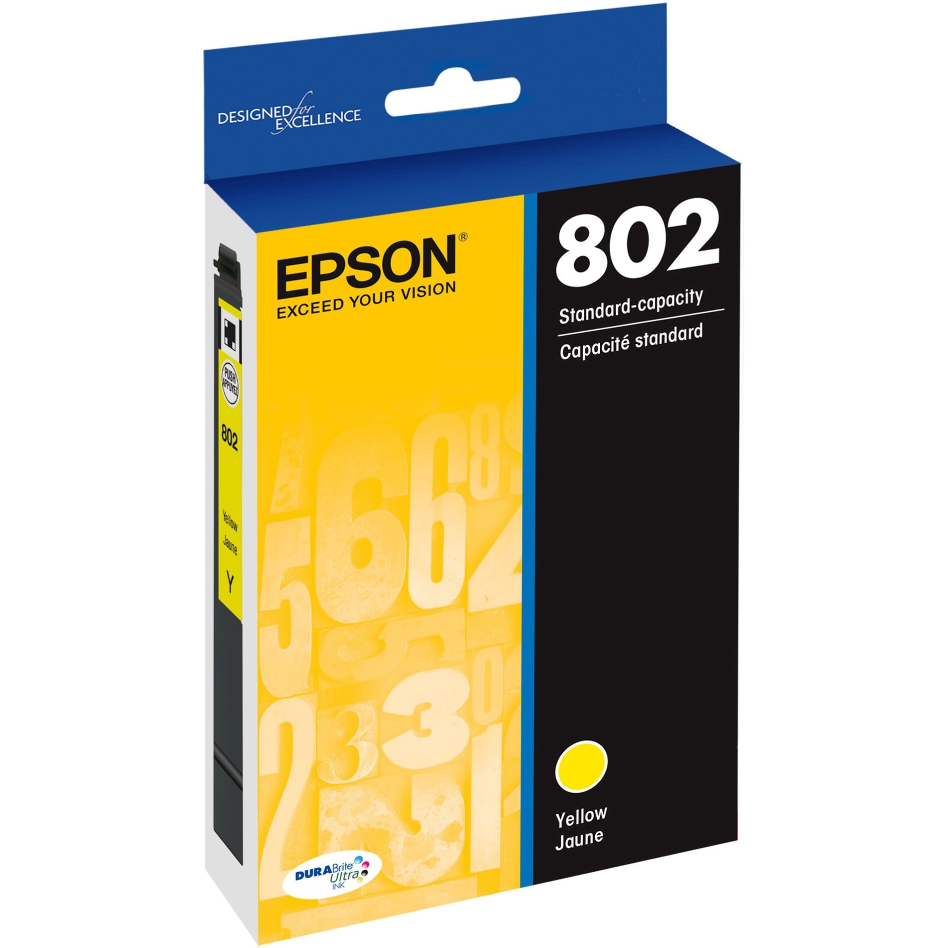 Epson T802420-S DURABrite Ultra Ink Cartridge, Yellow
