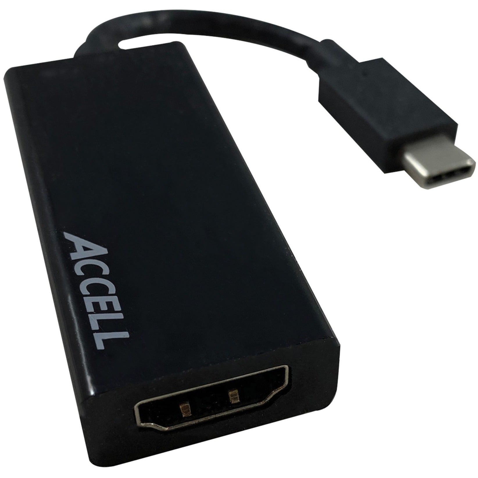 Accell U187B-005B USB-C to HDMI 2.0 Adapter, Connect Your USB-C Device to HDMI Display