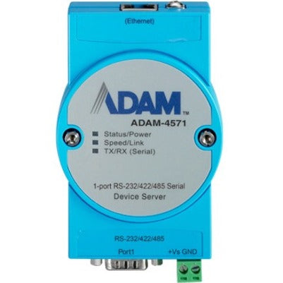 Advantech ADAM-4571-CE 1-port RS-232/422/485 Serial Device Server, 5 Year Warranty, RoHS Certified