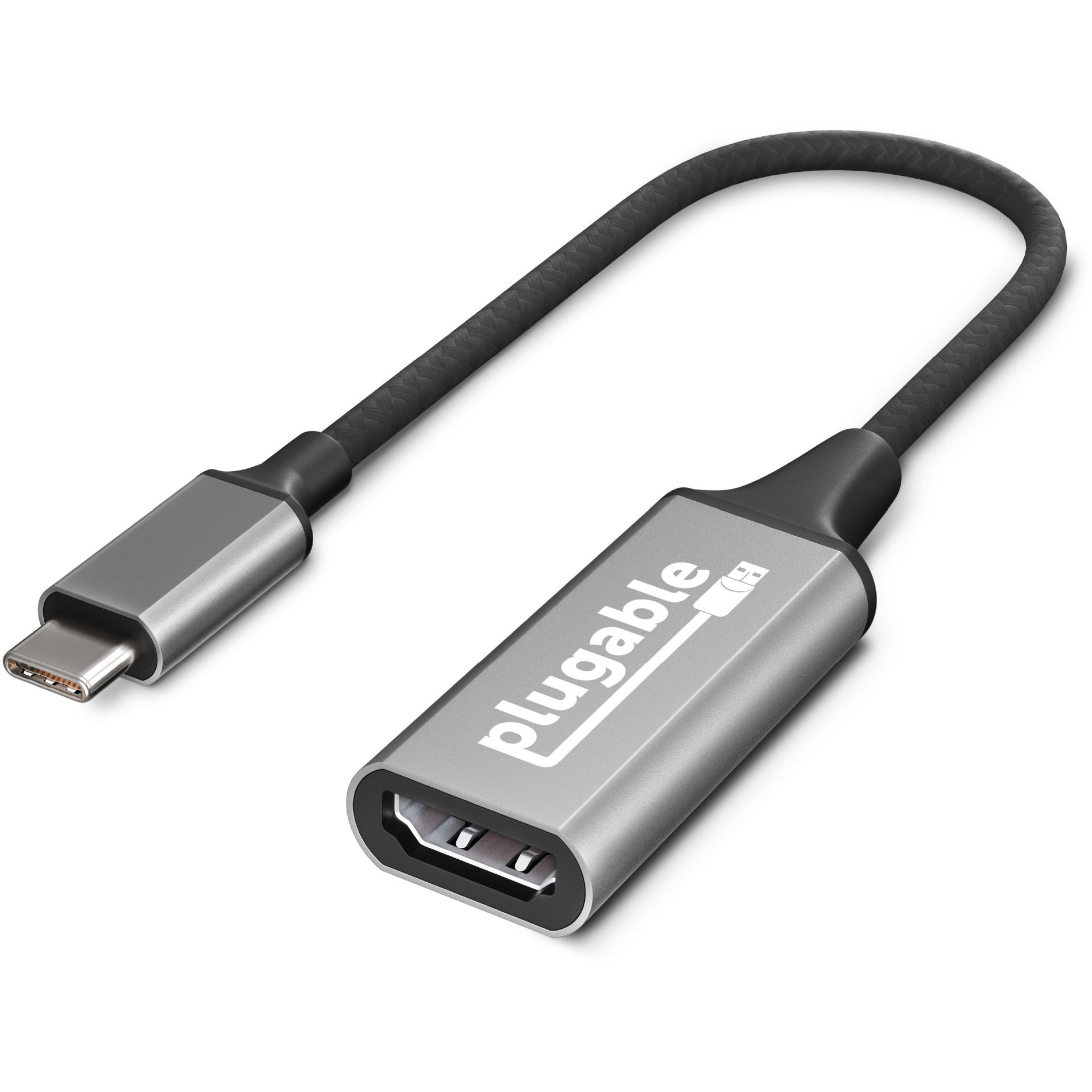 Plugable USBC-HDMI USB 3.1 Type-C to HDMI 2.0 Adapter, Plug and 
