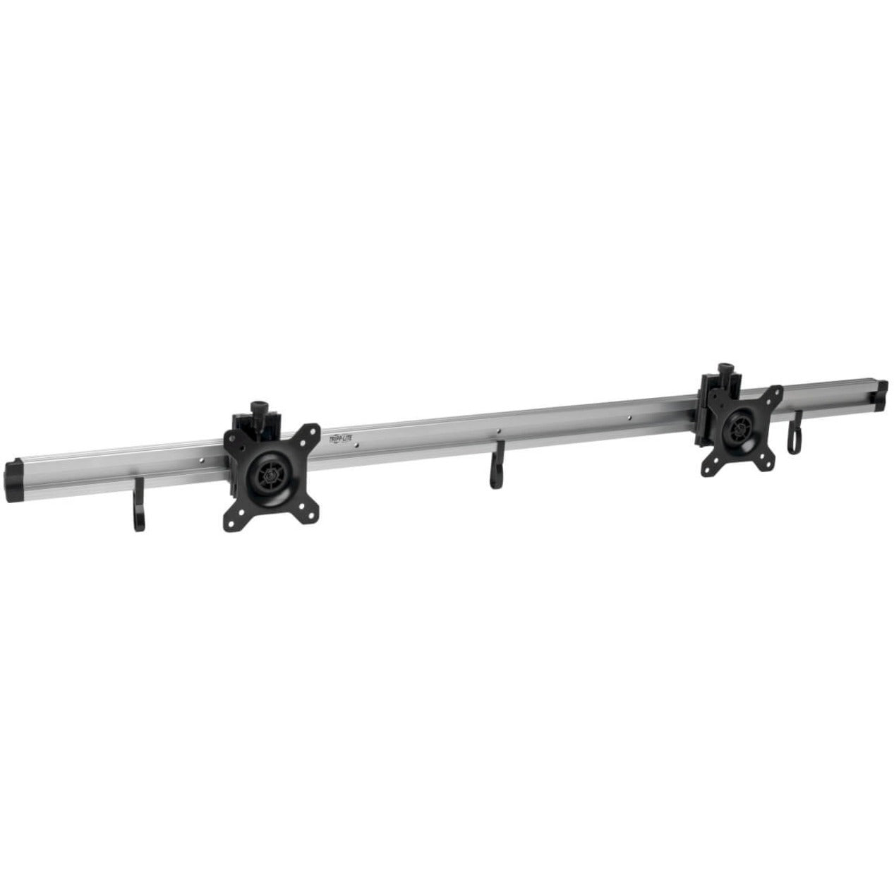 Tripp Lite DMR1024X2 Dual Flat-Panel Rail Wall Mount for 10" to 24" TVs and Monitors, Silver, 36 lb Maximum Load Capacity