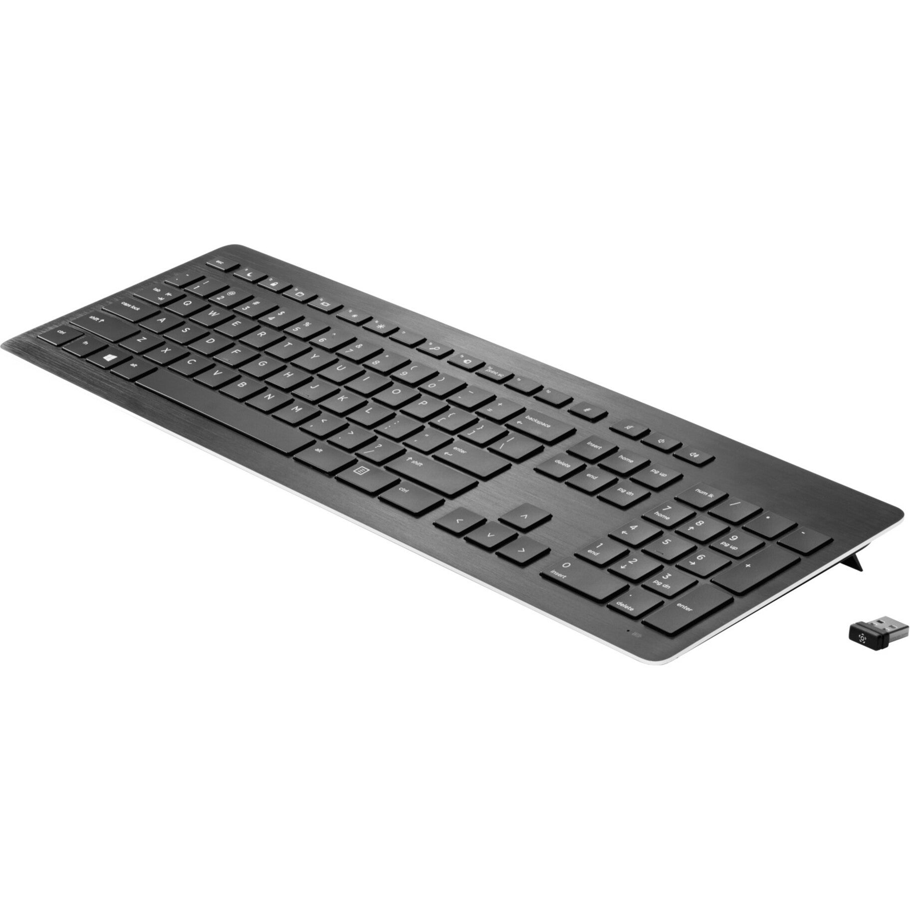 HP Wireless Premium Keyboard U.S. - English, QWERTY Layout, 109 Keys, Scissors Keyswitch Technology