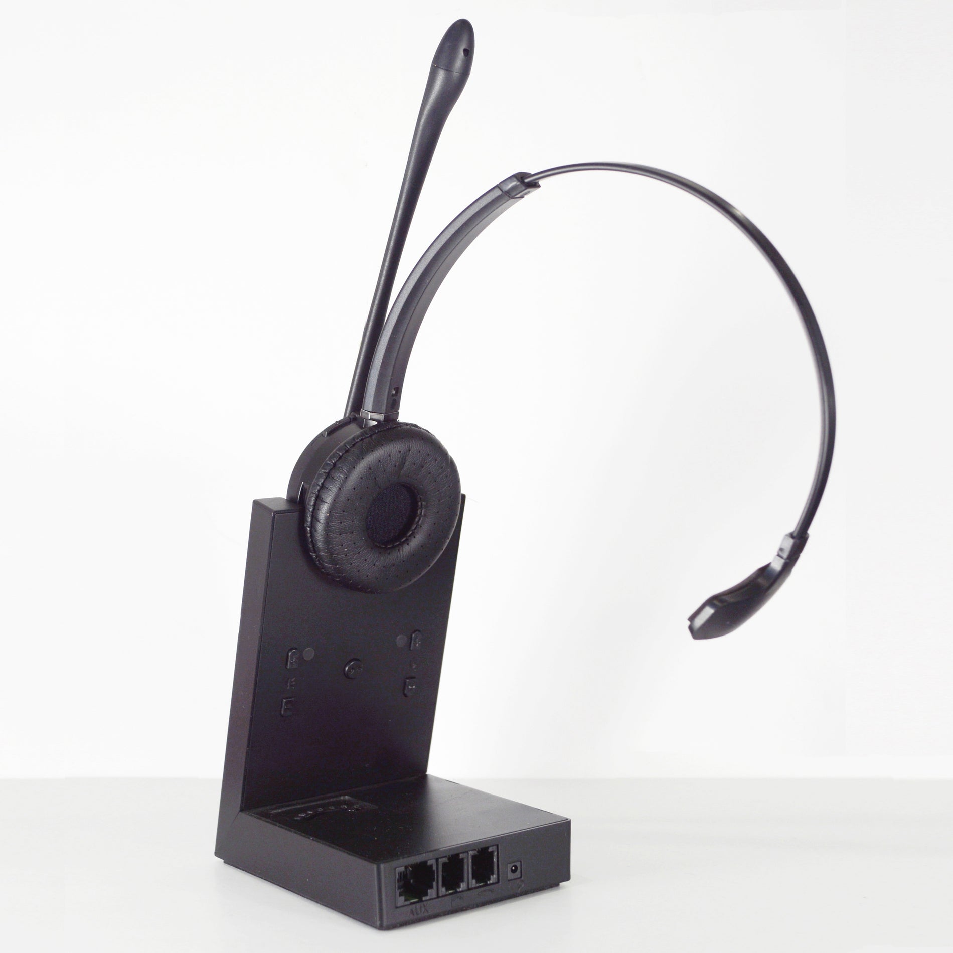 Spracht HS-2018 ZUM Maestro DECT Headset, Wireless Mono Headset with Noise Canceling, 350 ft Wireless Range