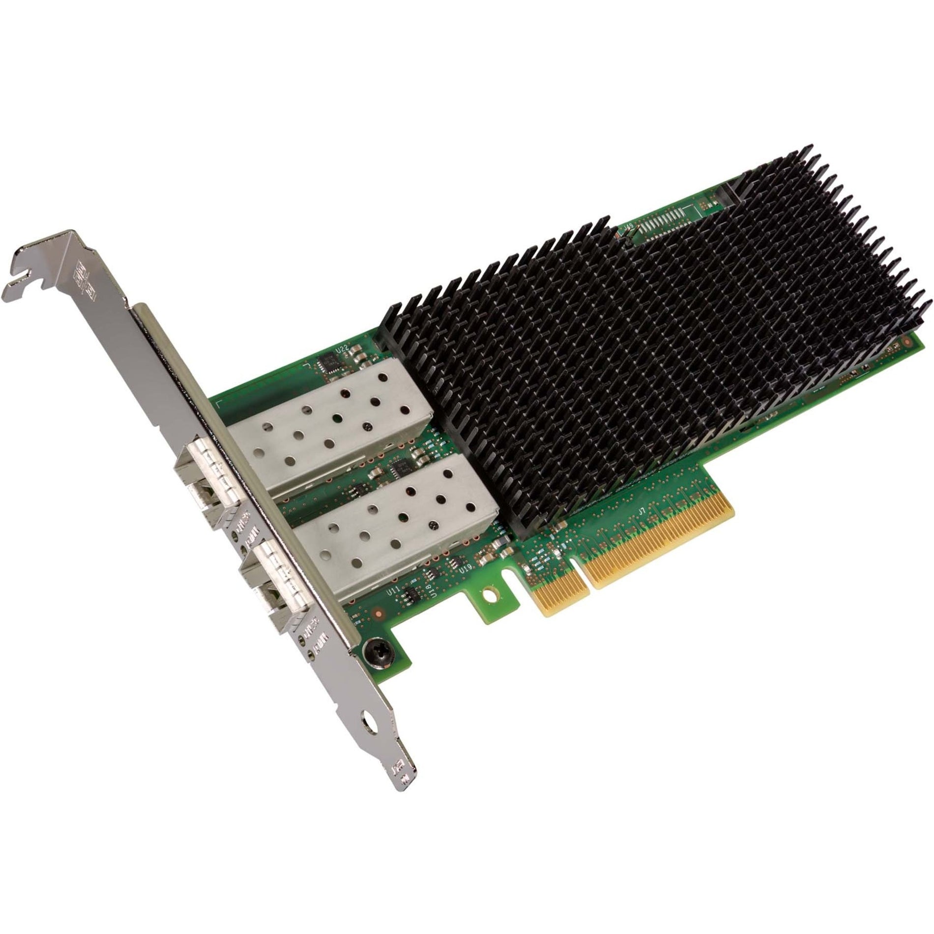 Intel XXV710DA2 Ethernet Network Adapter XXV710, 25Gigabit Ethernet Card, 2 Ports, SFP28, 3.13 GB/s Data Transfer Rate, Optical Fiber