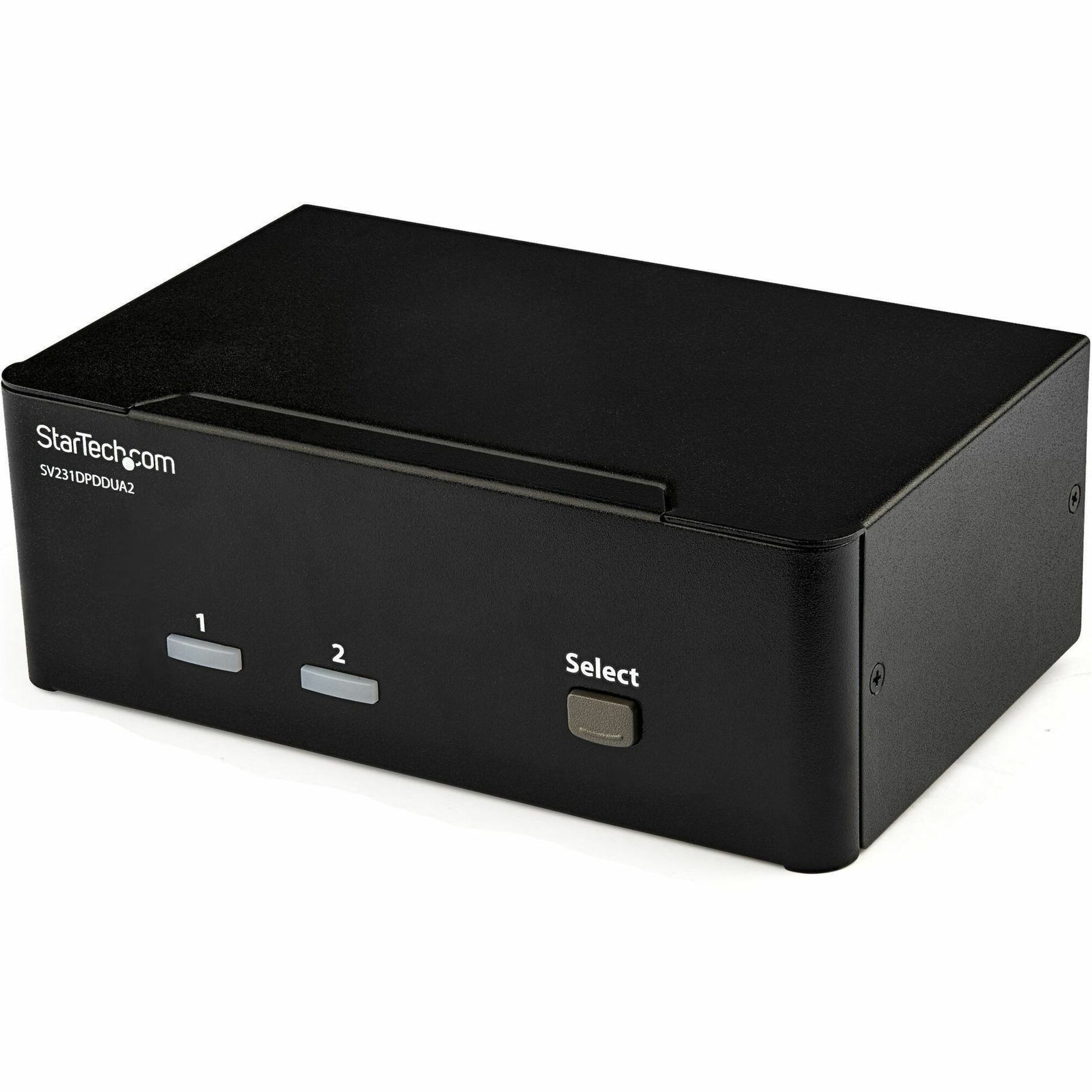 StarTech.com SV231DPDDUA2 2-Port DisplayPort Dual-Monitor KVM Switch - 4K 60Hz, Access two dual-monitor computers and two shared USB peripherals
