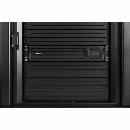 APC Smart-UPS mounted in server rack showing rack integration features-alternate-image5