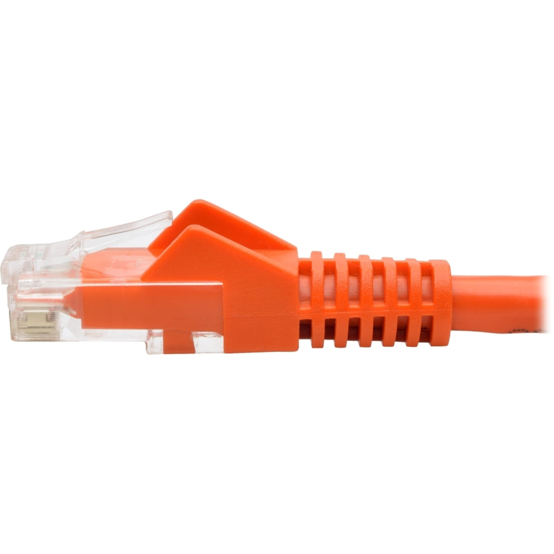 Tripp Lite N201-006-OR Cat6 Gigabit Snagless Molded UTP Patch Cable (RJ45 M/M), Orange, 6 ft, Stress Resistant, Crosstalk Protection, Strain Relief, 1 Gbit/s Data Transfer Rate
