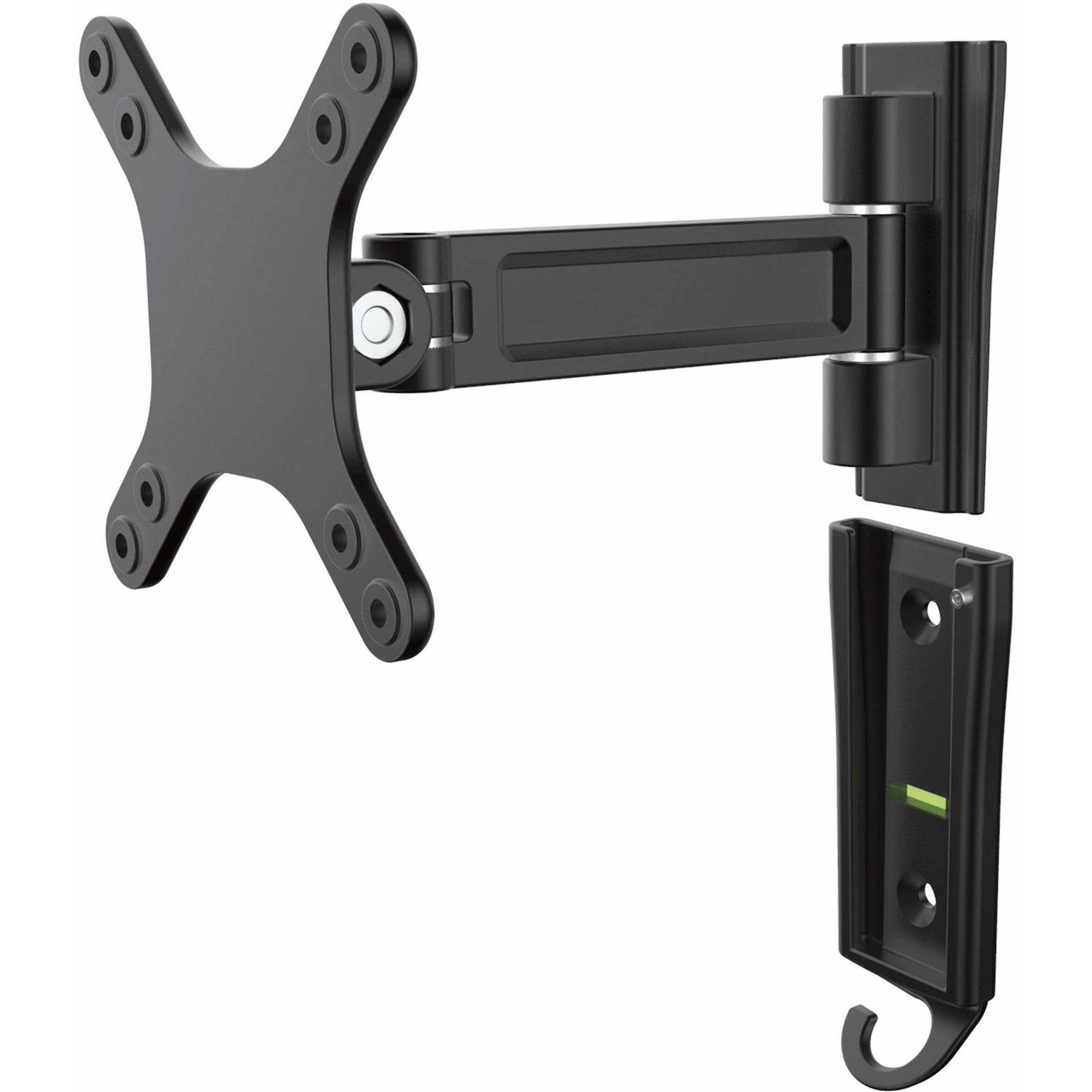 StarTech.com ARMWALLS Wall Mount Monitor Arm - Single Swivel, Space Saving Design, Cable Management, 33lb / 15kg Capacity