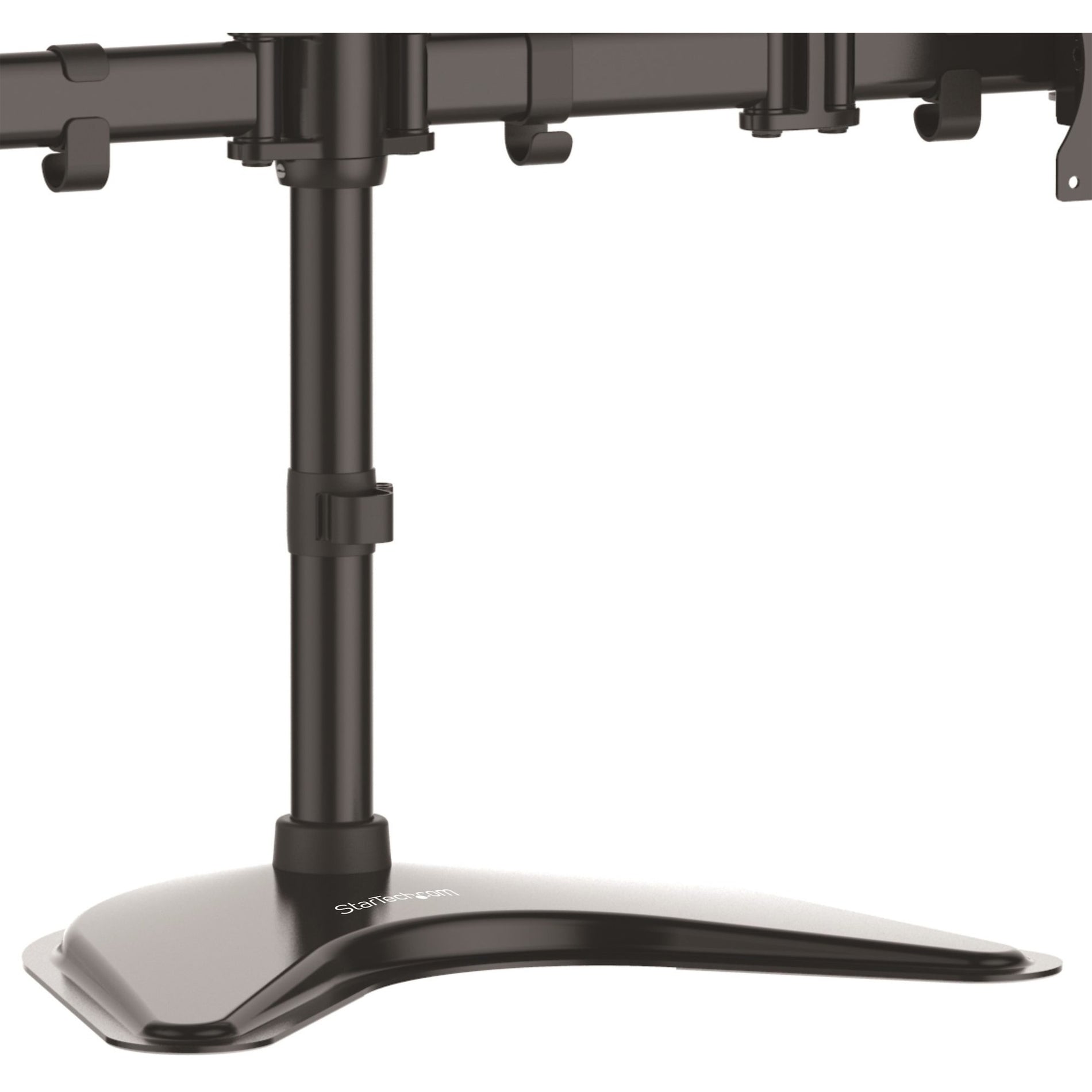 StarTech.com ARMBARQUAD Quad-Monitor Desktop Stand - Adjustable 4 Monitor Stand, VESA Mount, Up to 27in, Heavy Duty Steel